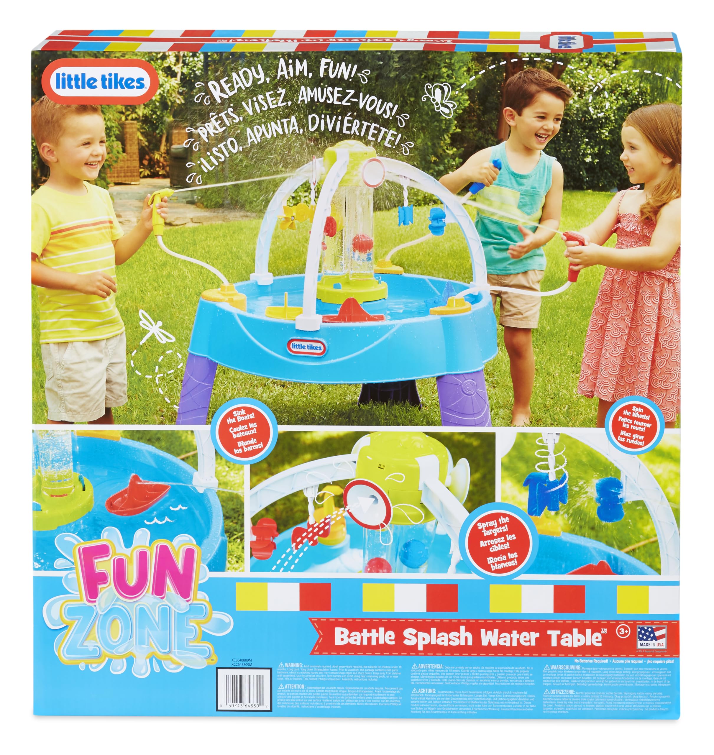 Little Tikes Active Play Battle Splash Tavolo Acqua bambini