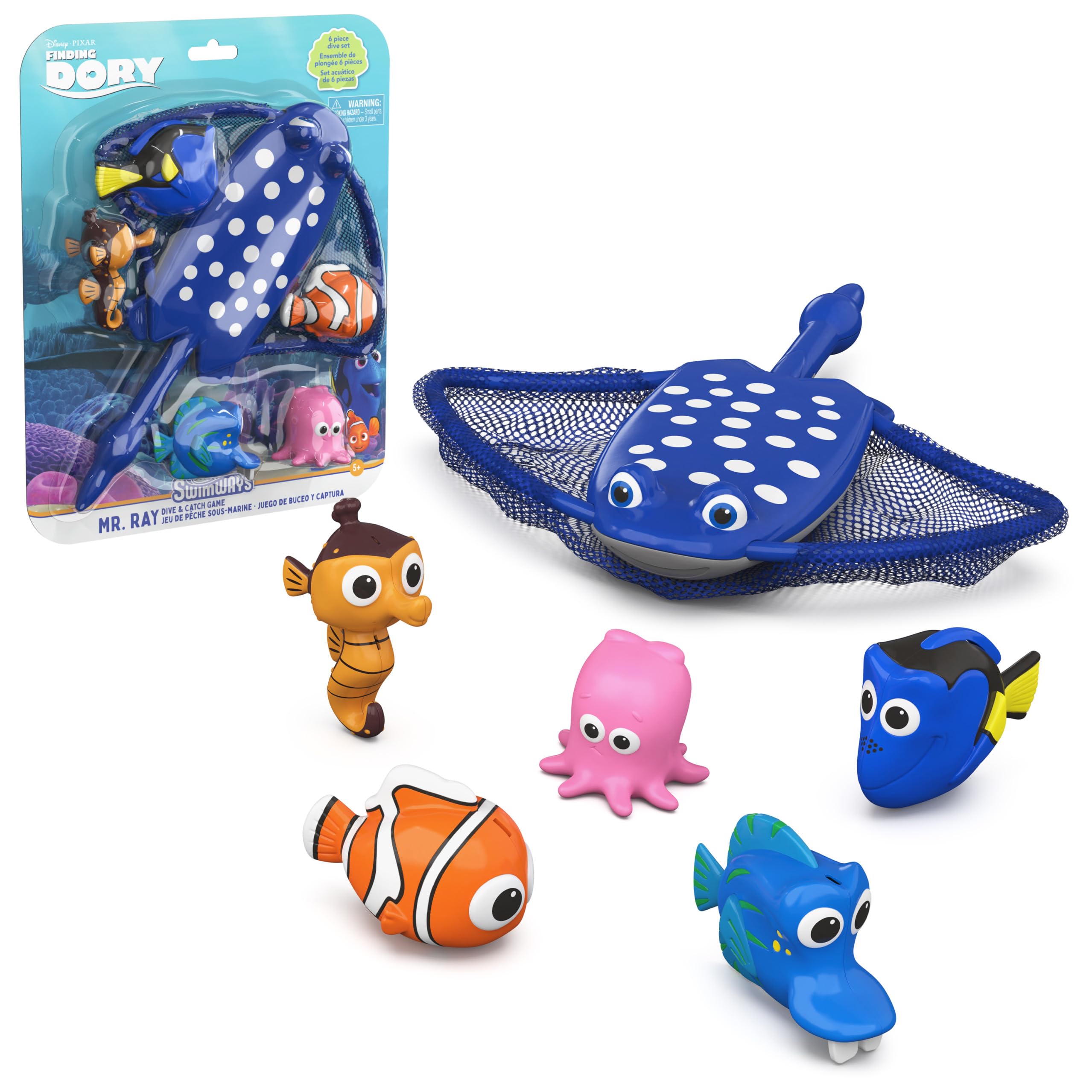 SwimWays Water Toys Mr Ray Gioco Piscina Dory 6 Pezzi