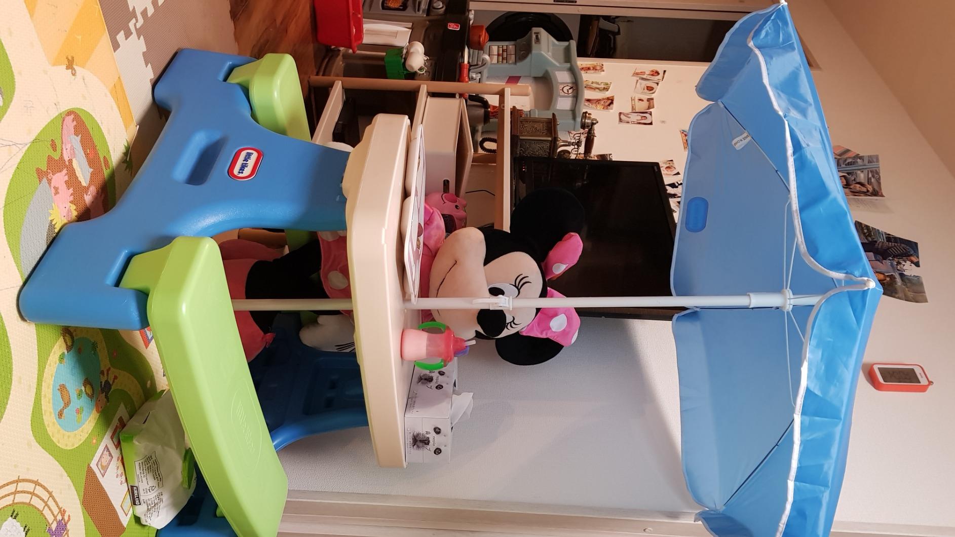 Little Tikes Easy Store Jr Tavolo Gioco con Ombrello