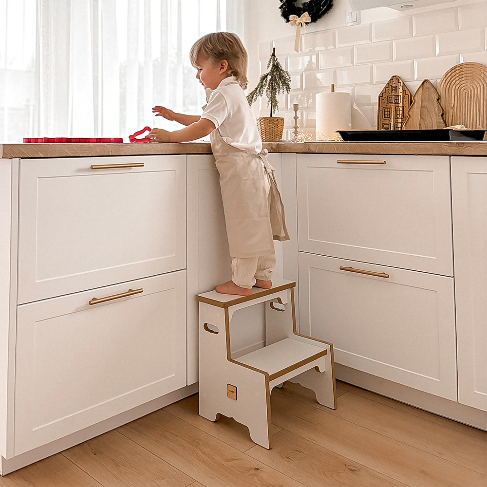 Lionherz Little Helper sgabello bambini 39x39x29cm legno
