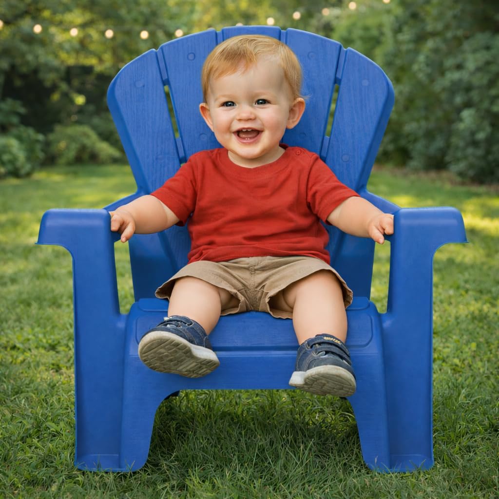 Little Tikes Furniture sedie da giardino blu confezione 4 pezzi