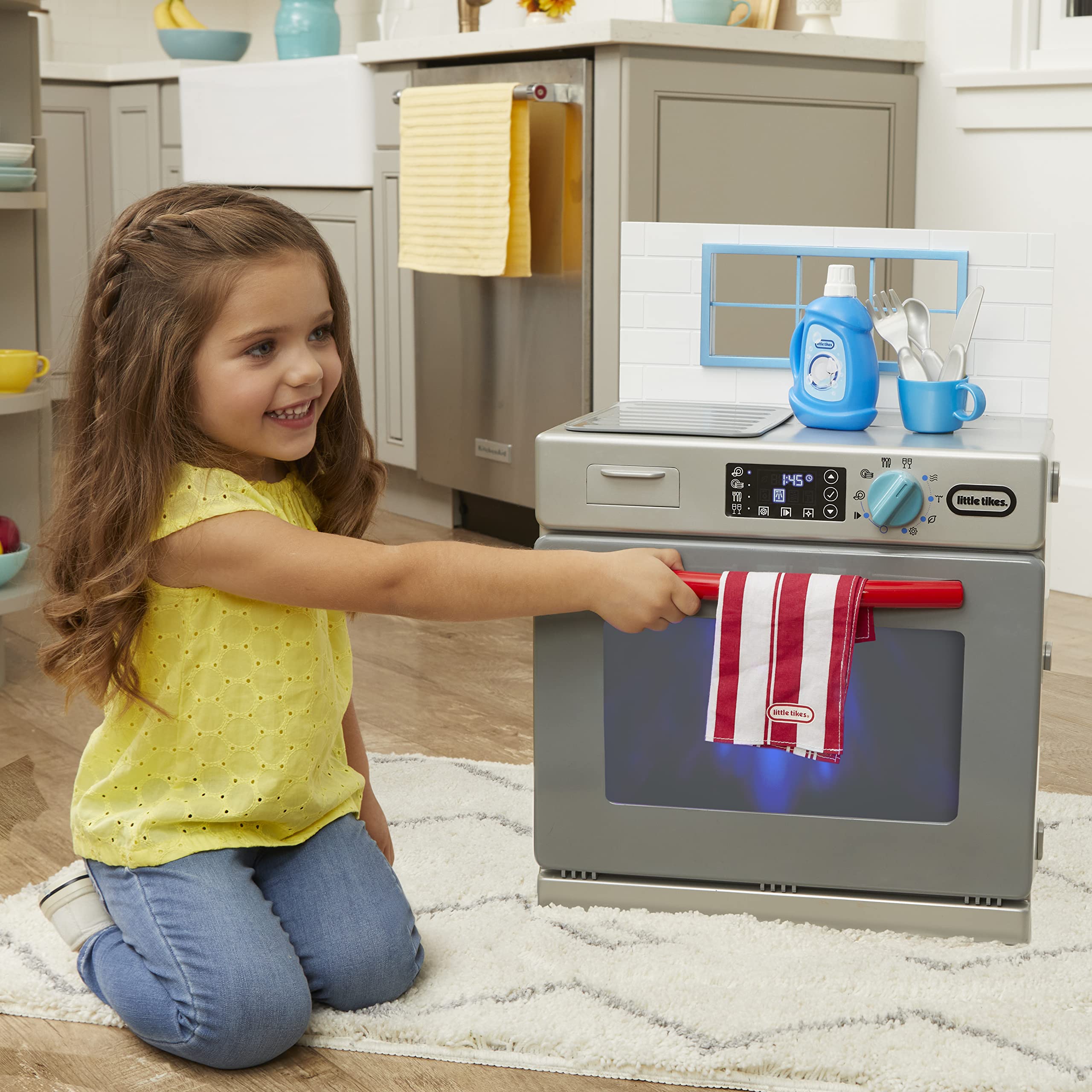 Little Tikes First Dishwasher lavastoviglie giocattolo imitazione