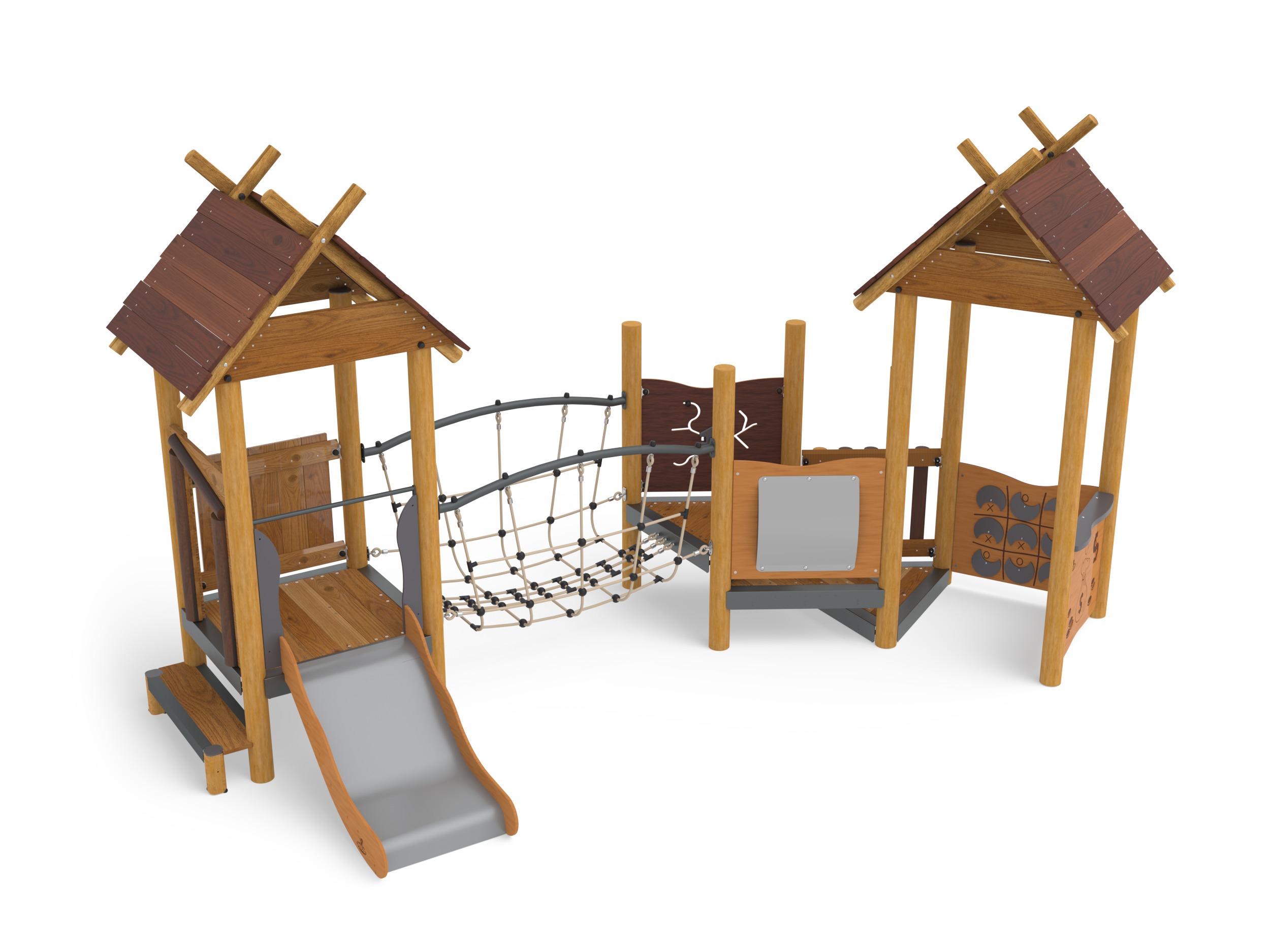 Pozza 1865 Merlino Baby torretta con scivolo e scala