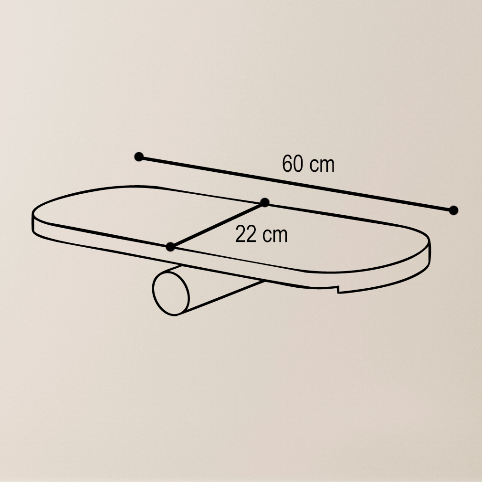 Lionherz Smart Balance tavola equilibrio bambini bianca legno
