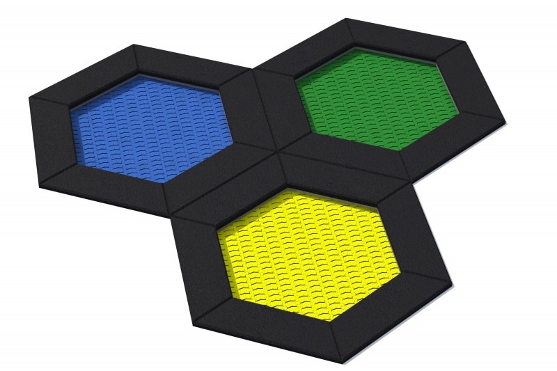 Pozza 1865 Reti Palestre Trampolino Triplo tappeto elastico