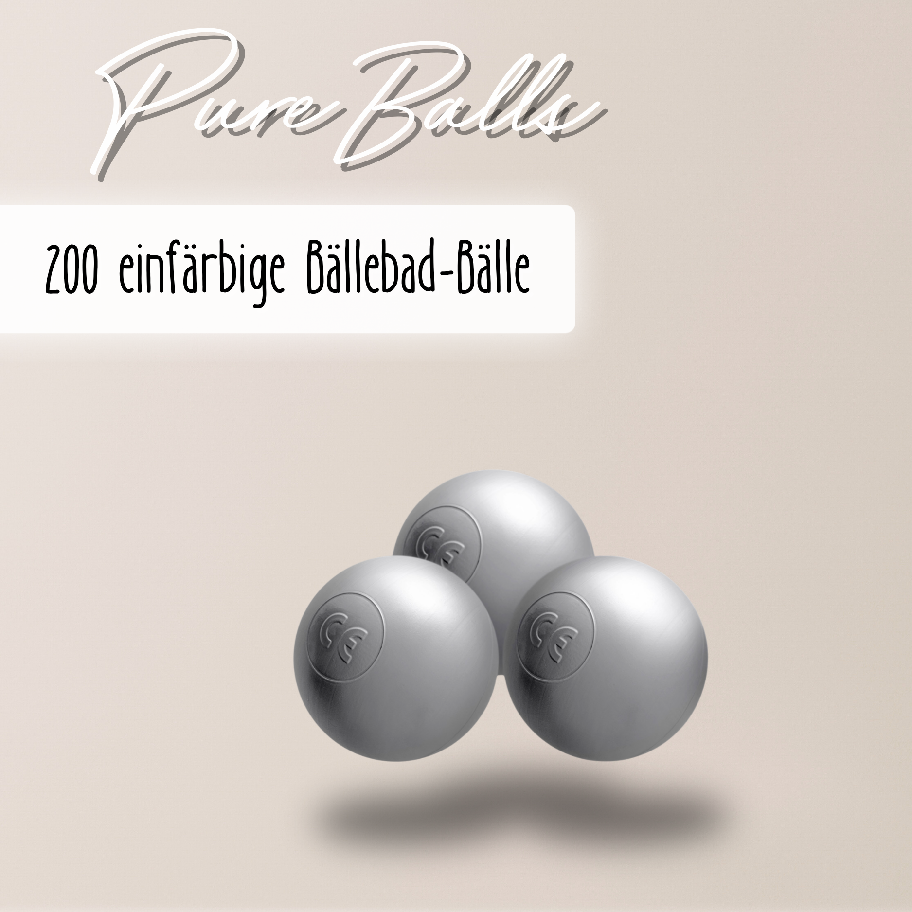 LIONHERZ Pure Balls Palline Piscina Perla 200 Pezzi CE