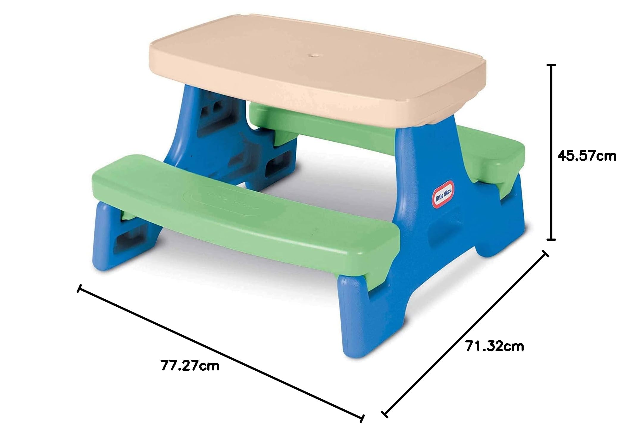 Little Tikes Furniture Junior tavolo picnic 4 posti 74x80 cm
