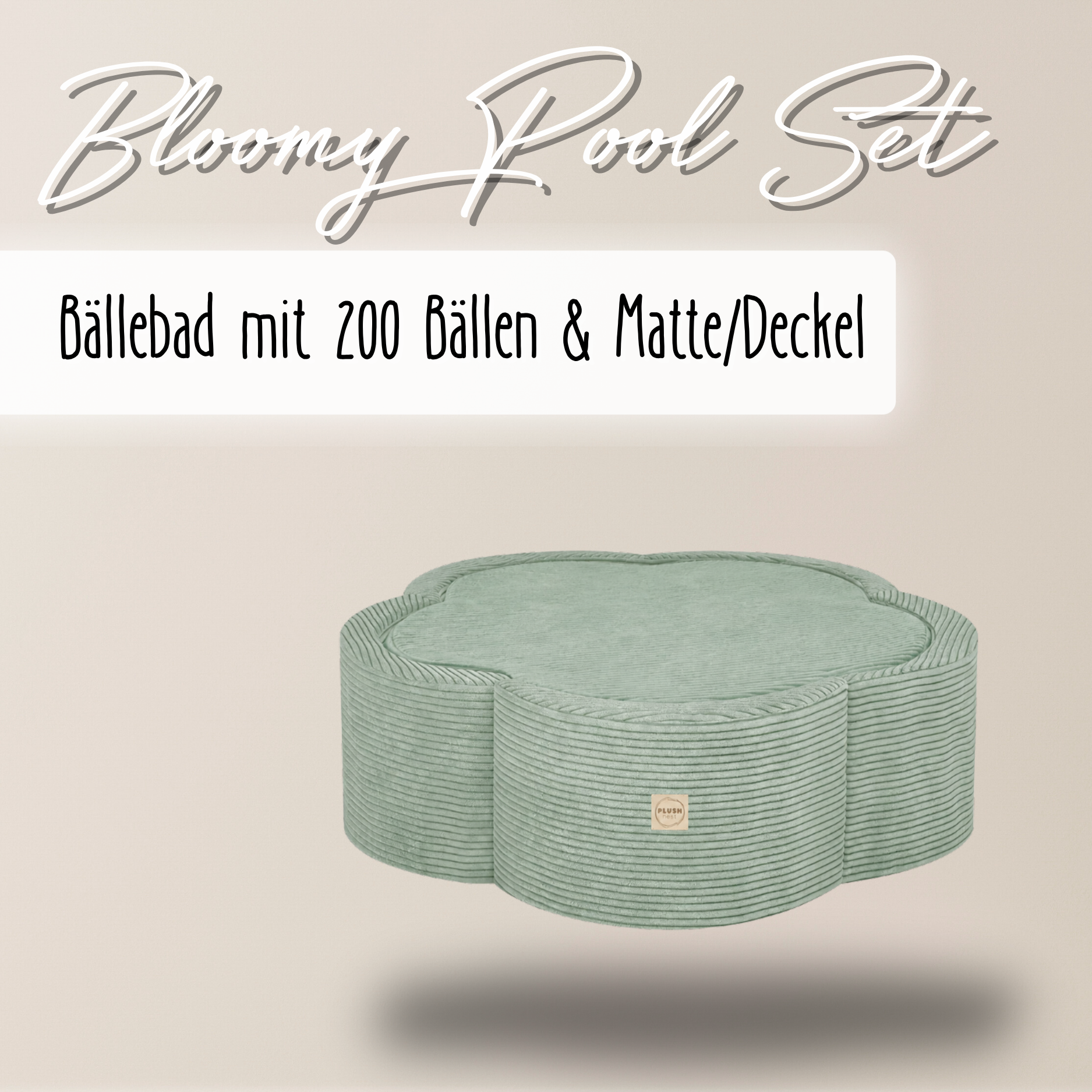 Lionherz Bloomy Pool piscina palline 95x30 200 palline salvia