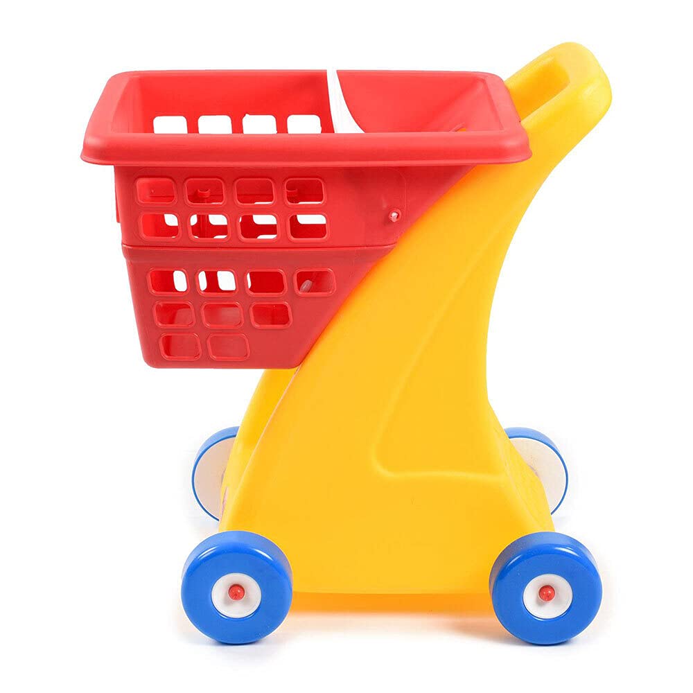 Little Tikes Pretend Play carrello spesa bambini giallo rosso