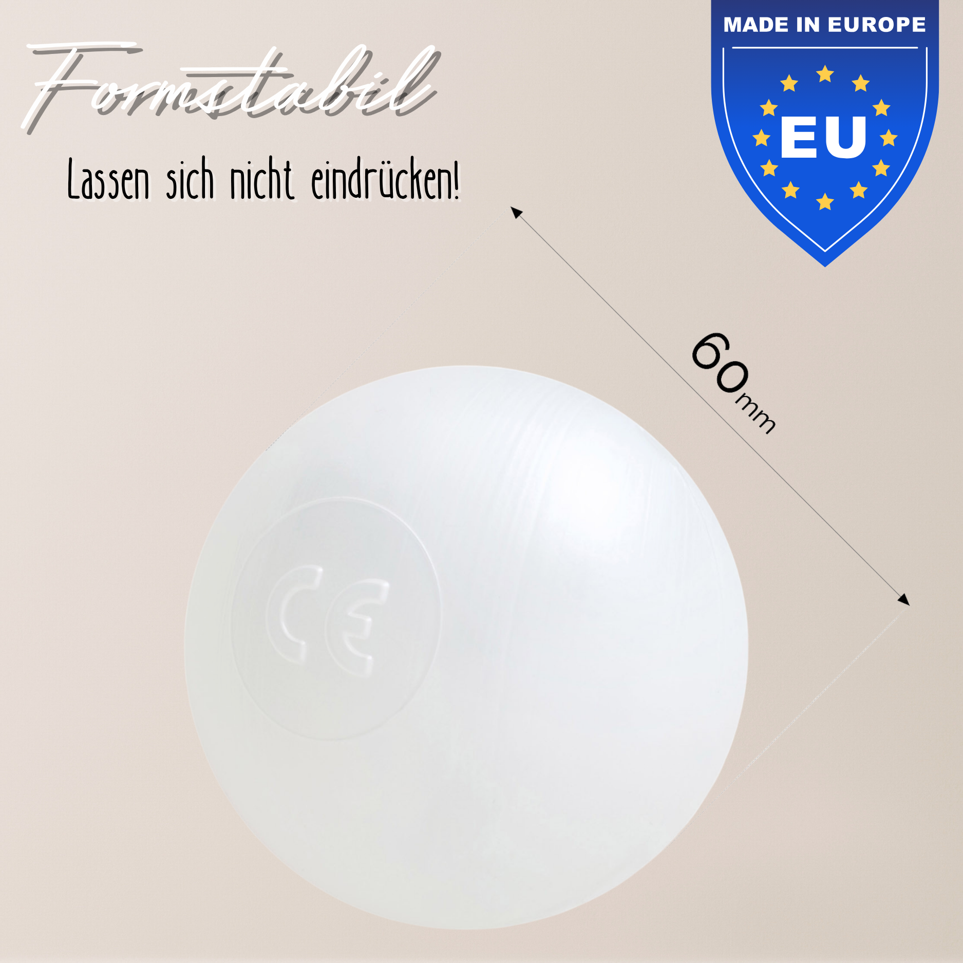 LIONHERZ Pure Balls Palline Piscina Perla 200 Pezzi CE