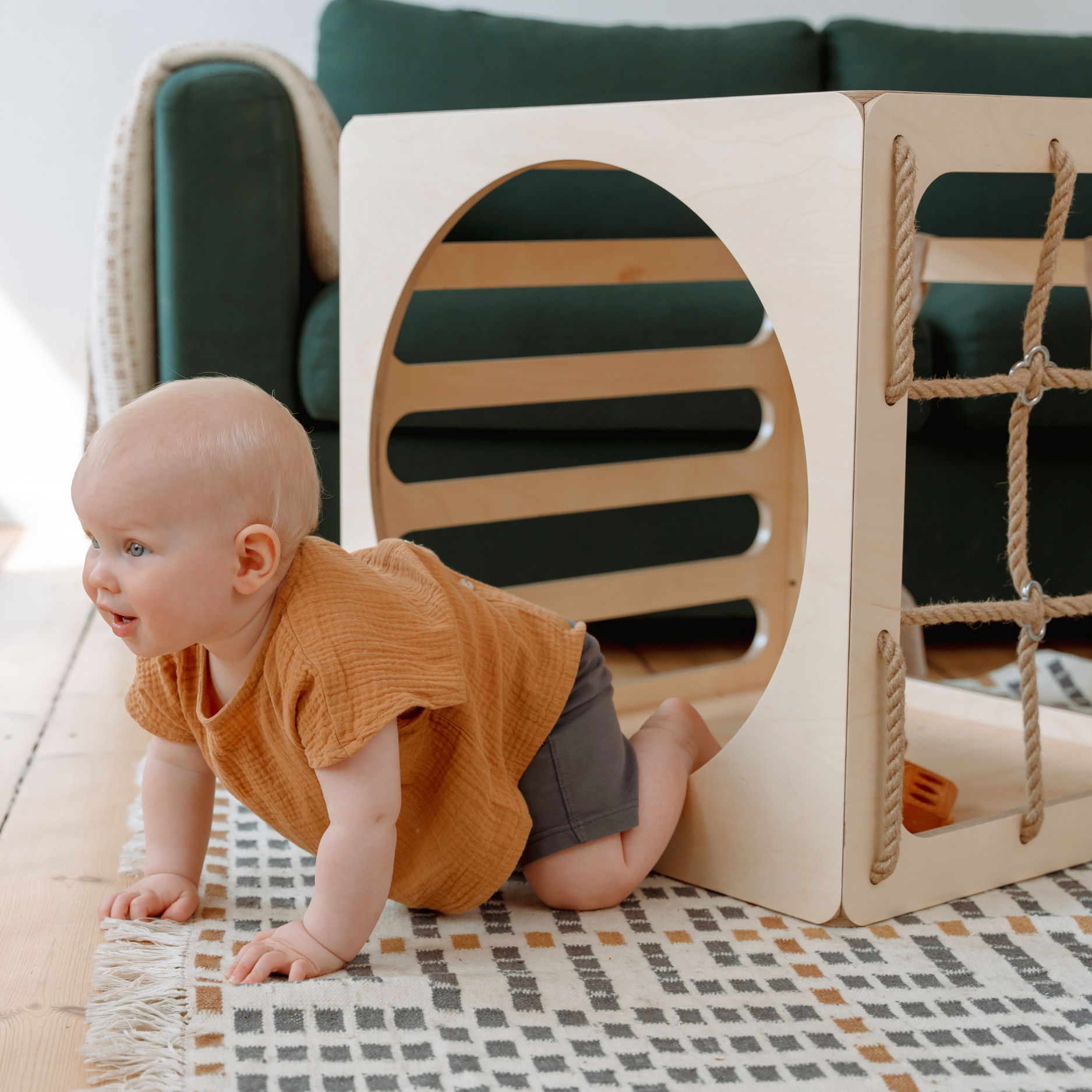 Cubitri cubo Pikler casetta arrampicata legno montessori