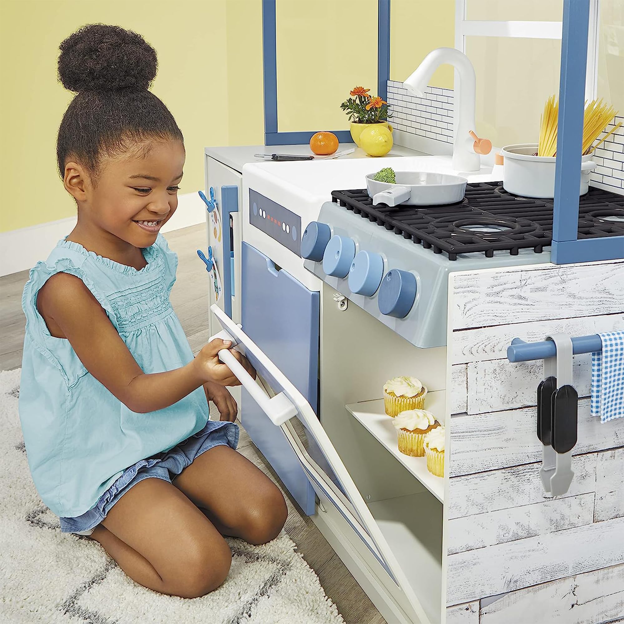 Little Tikes Real Wood Cucina Chef Legno 20 Accessori con Luci