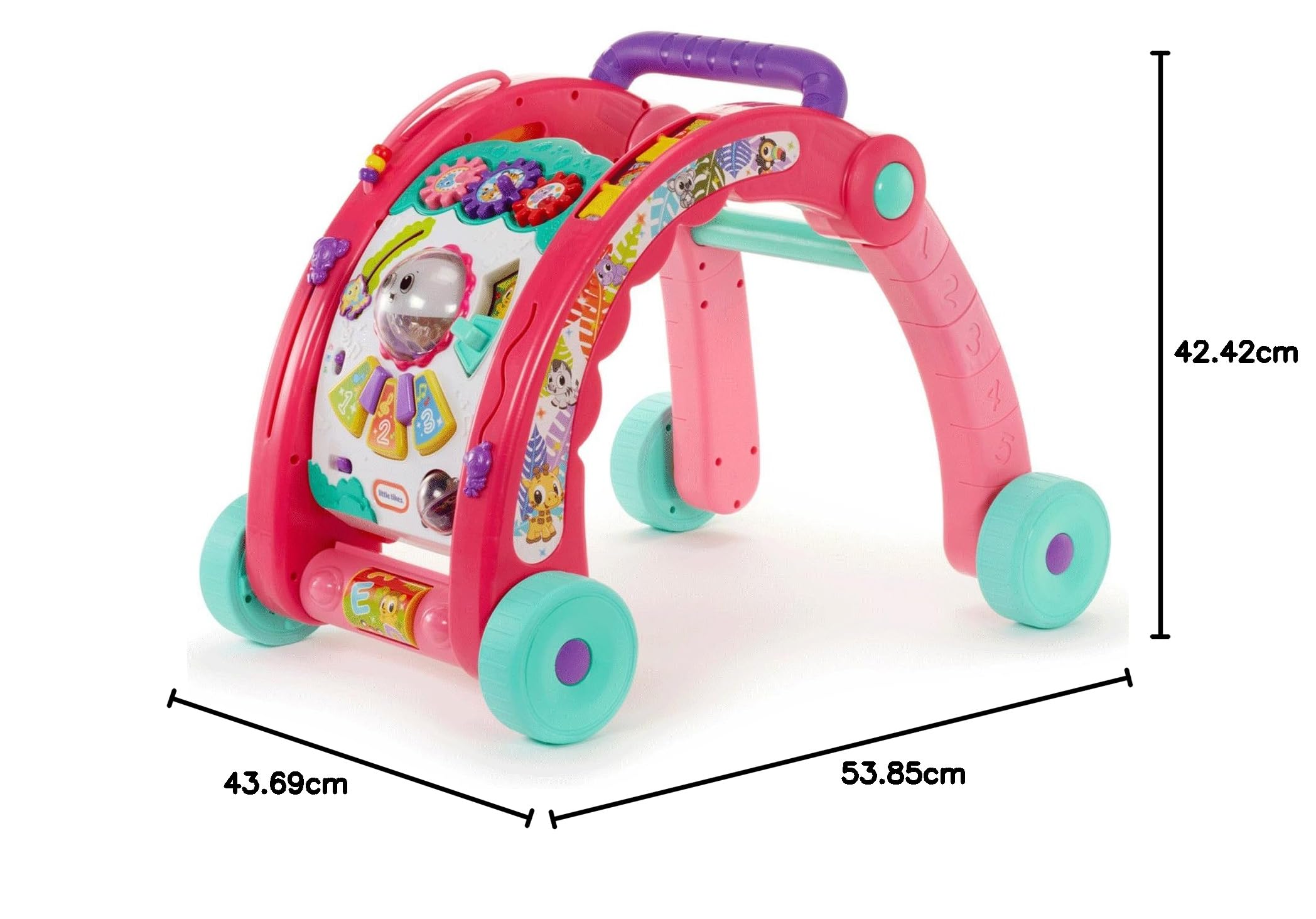 Little Tikes Activity Walker 3-in-1 girello rosa 70 suoni