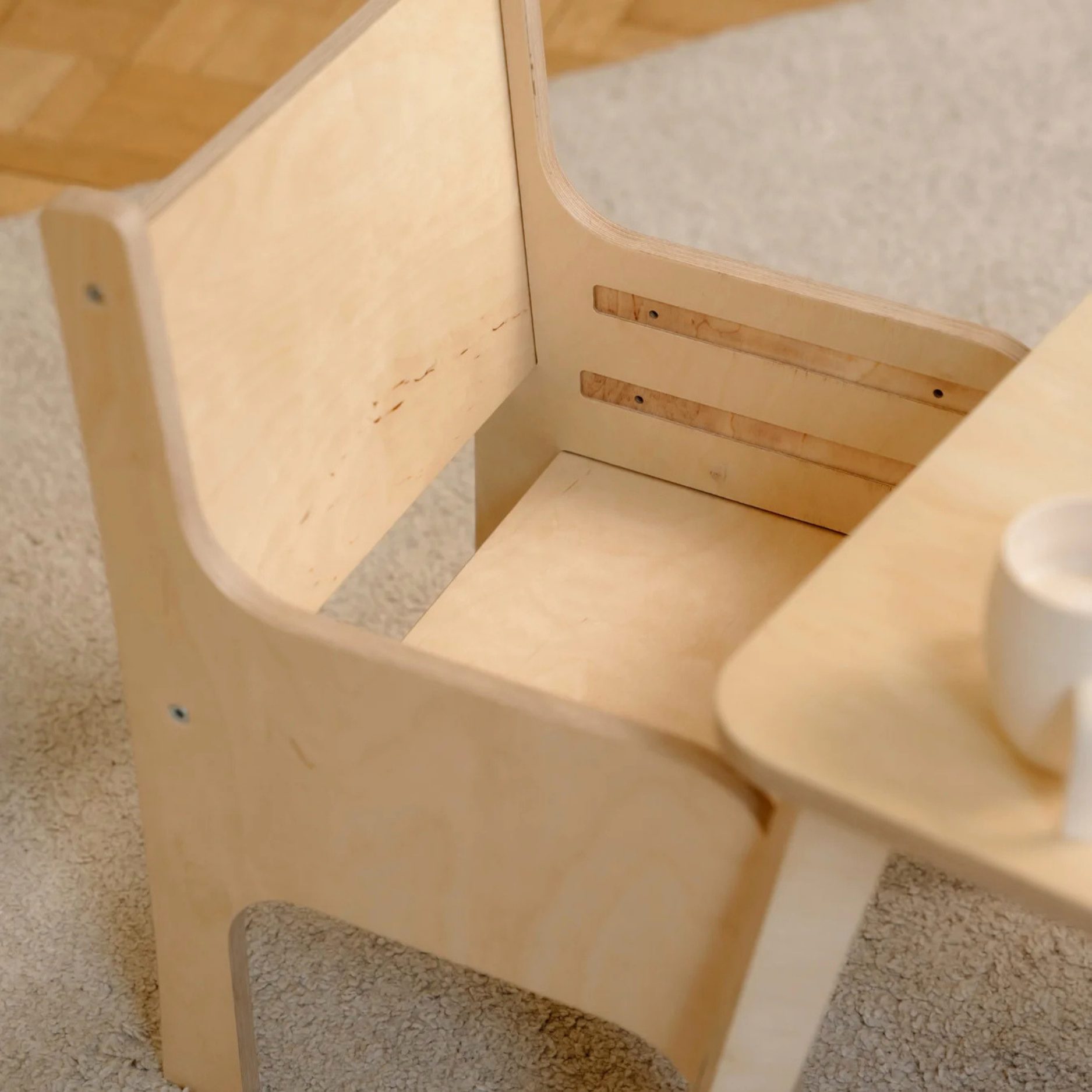 Lionherz Tulla sedia Montessori legno naturale regolabile