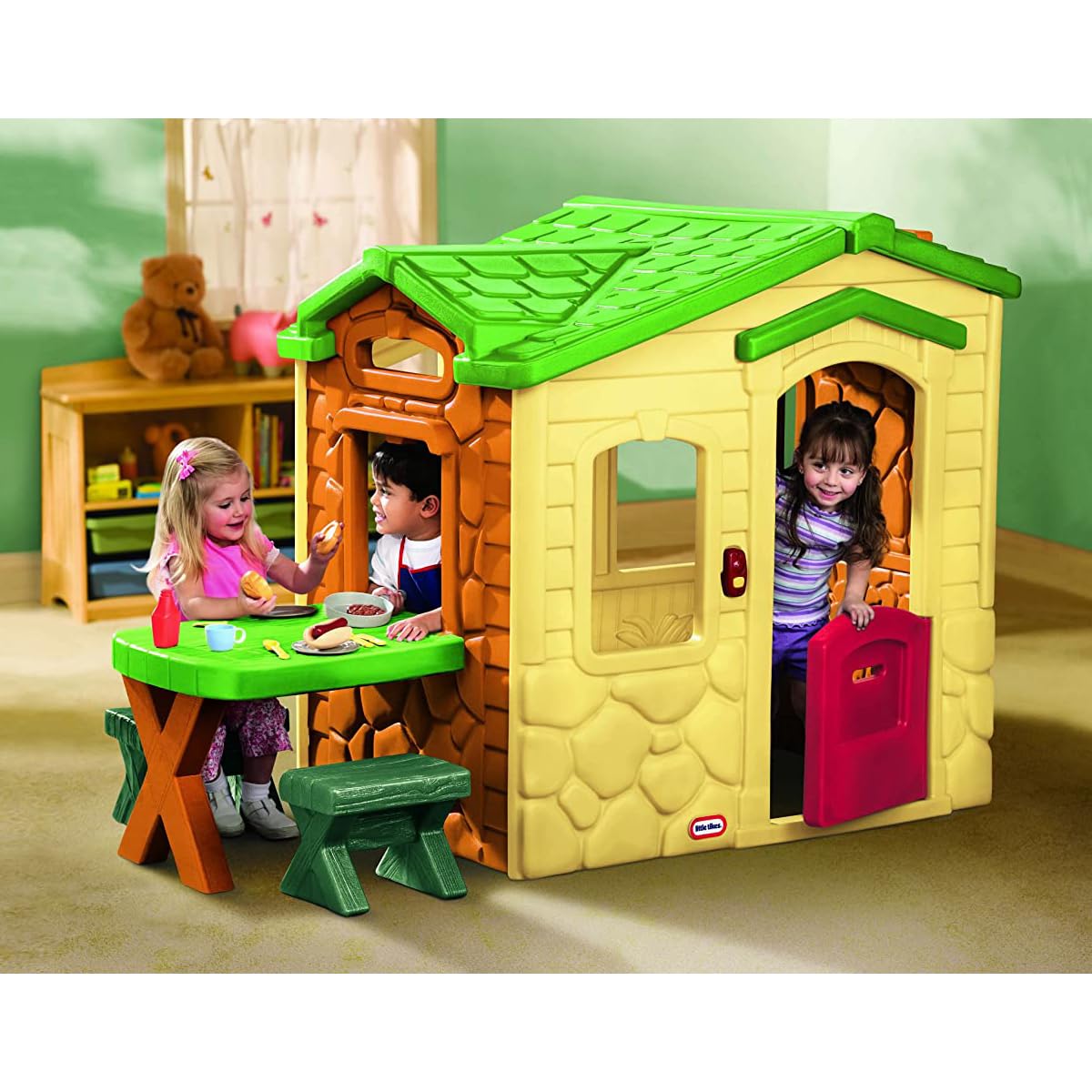 Little Tikes Picnic Casetta Gioco Giardino 20 Accessori Fantasia