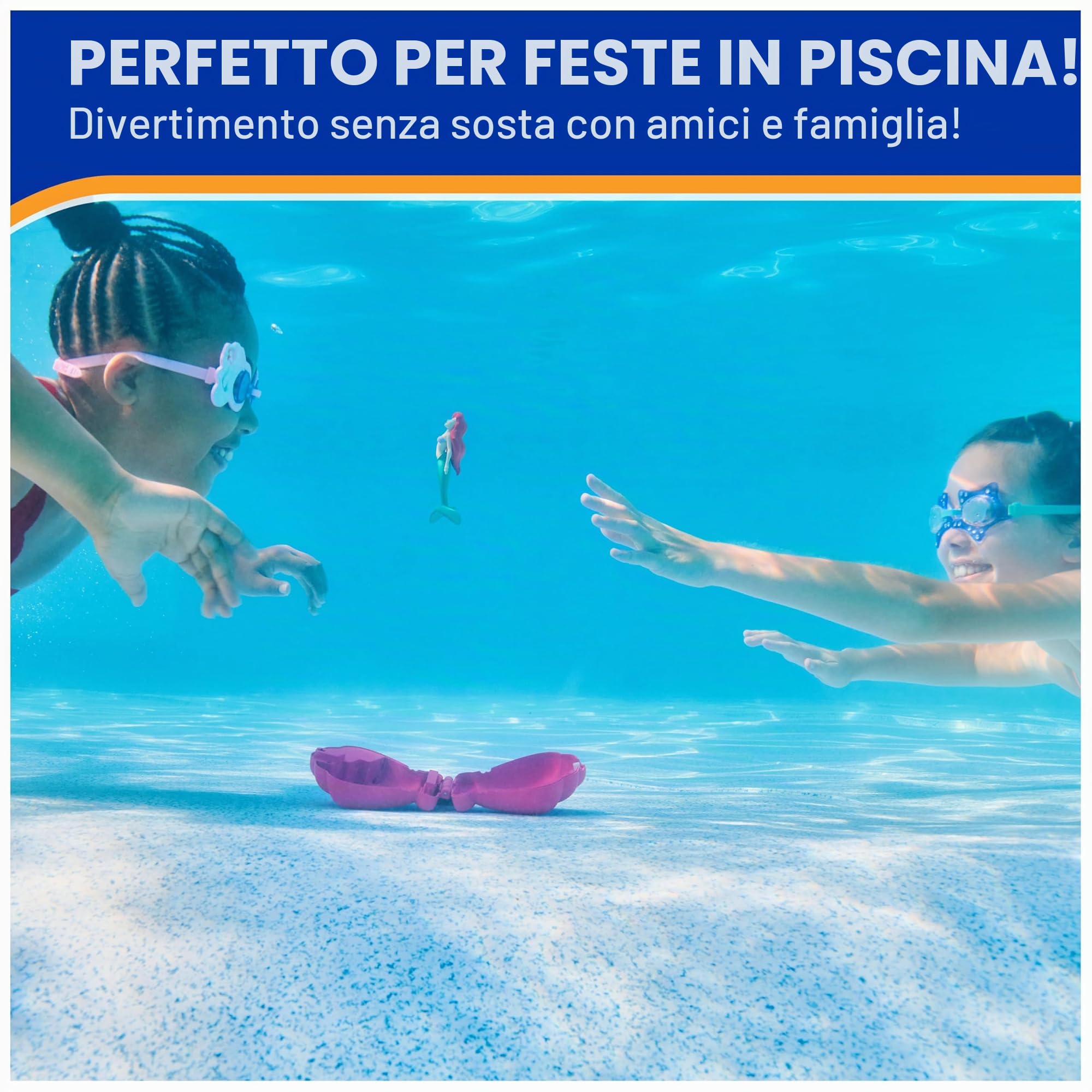 Swimways Dive N Surprise Ariel giocattolo piscina conchiglia