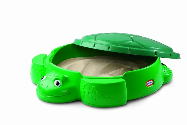 Little Tikes Tartaruga sabbiera giardino con coperchio
