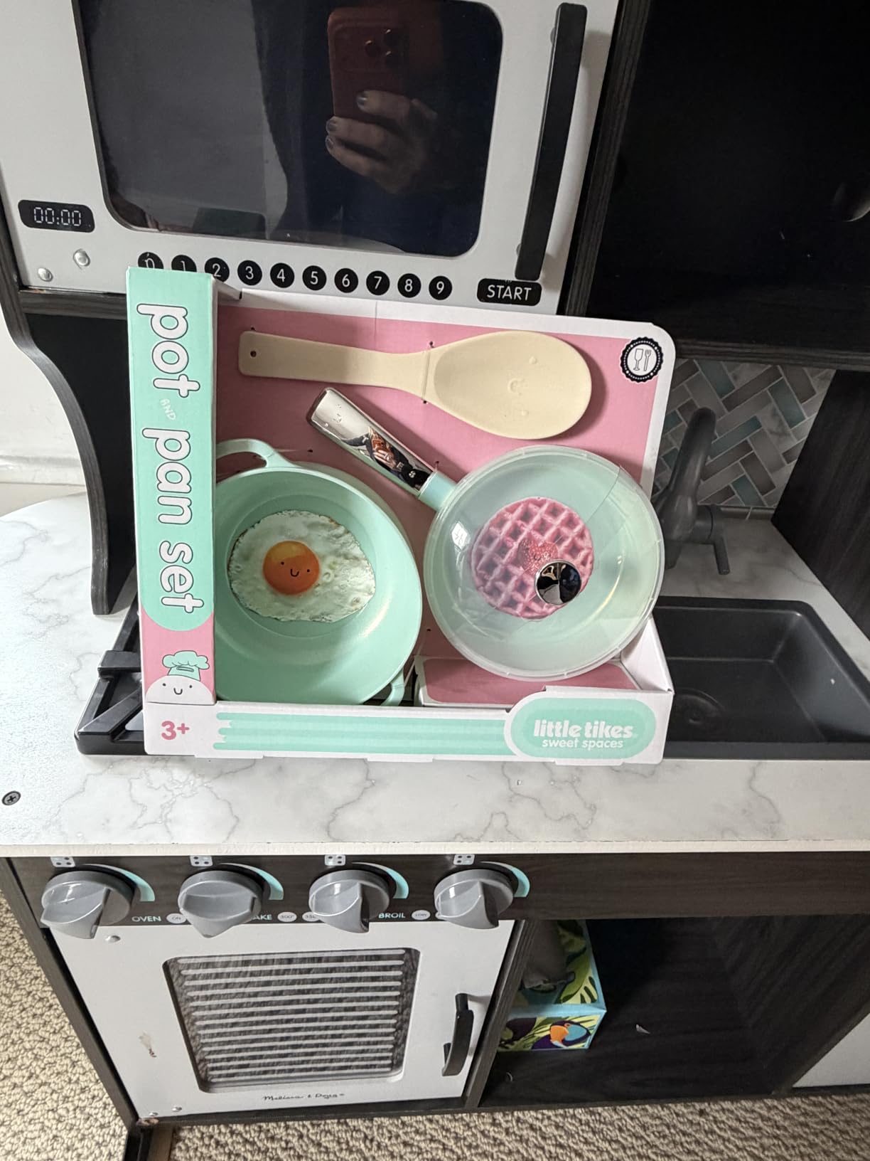 Little Tikes Sweet Spaces set pentole gioco cucina 3 anni