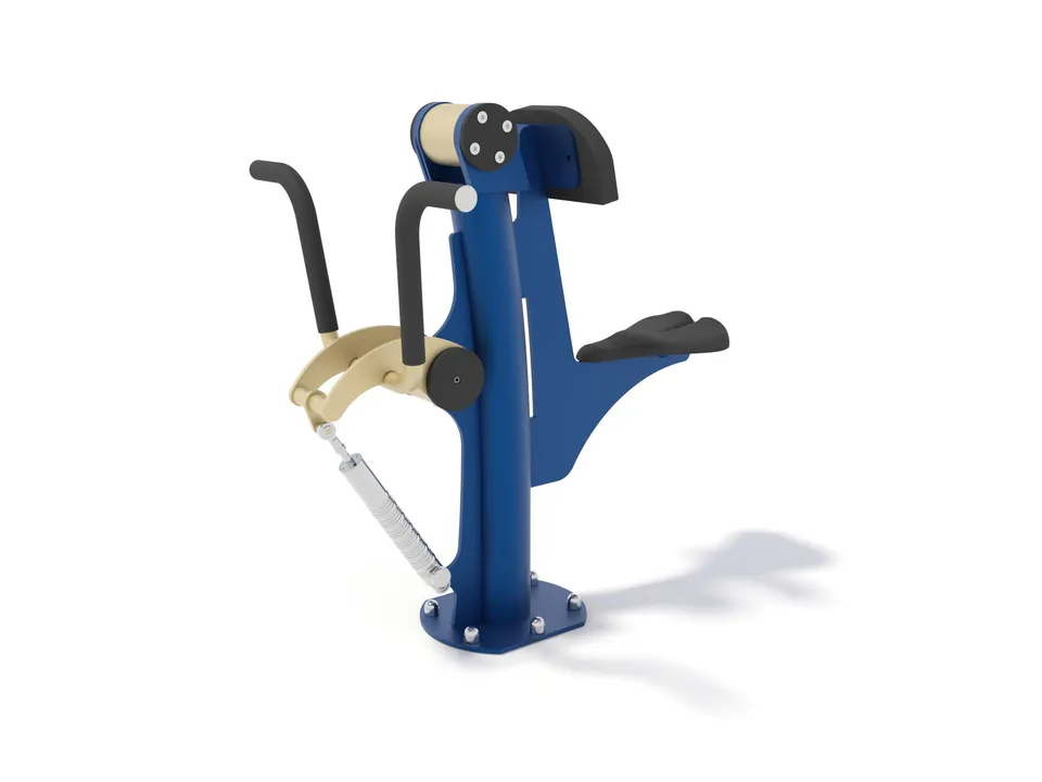 Pozza 1865 Fitness Rower attrezzo fitness outdoor schiena