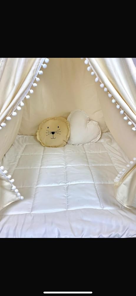 Lionherz Tipi tenda bambini cotone set base crema