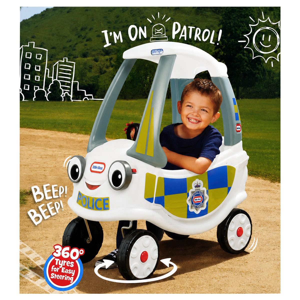 Little Tikes Police Response Cozy Coupe macchinina polizia