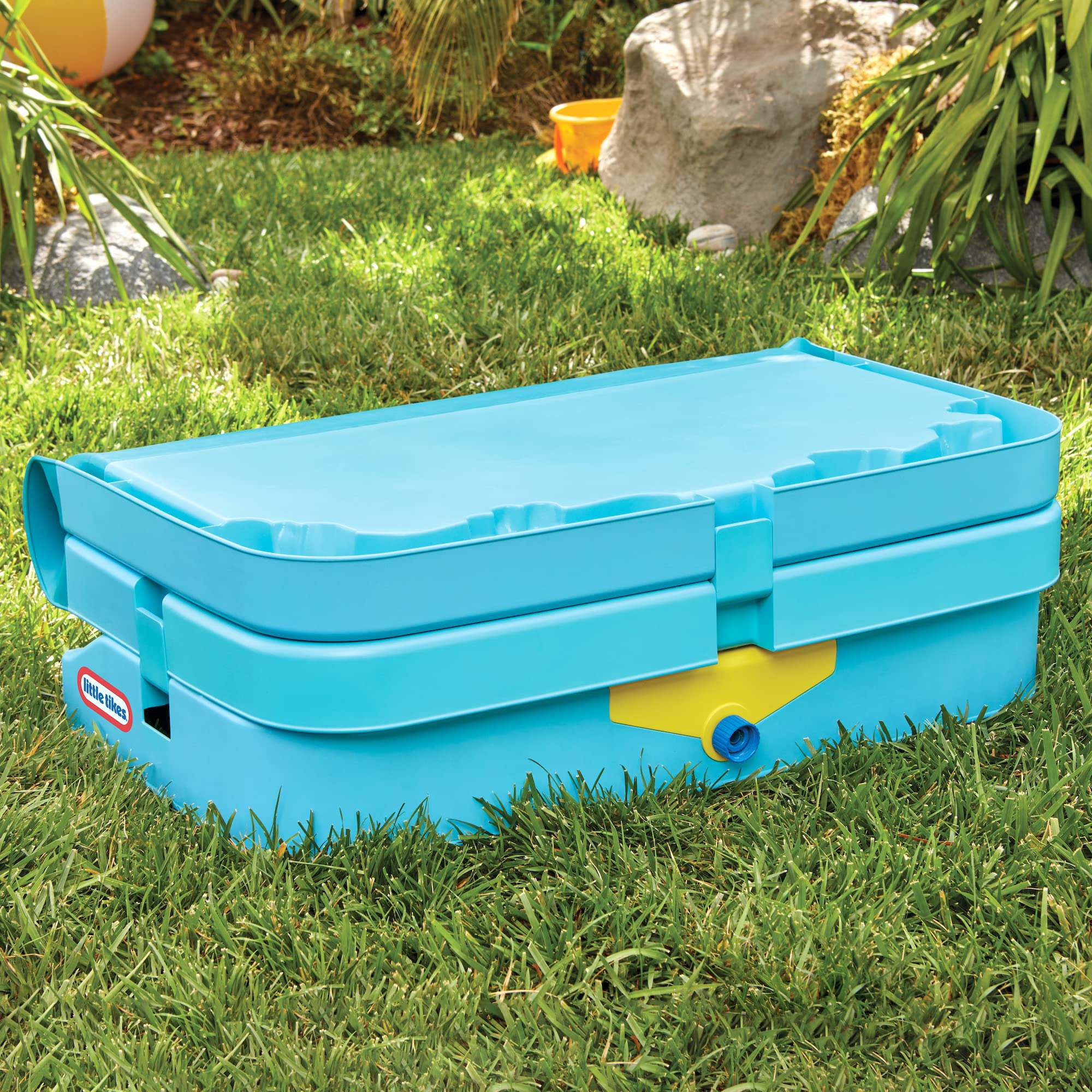 Little Tikes Splash Beach piscina bambini con accessori faro