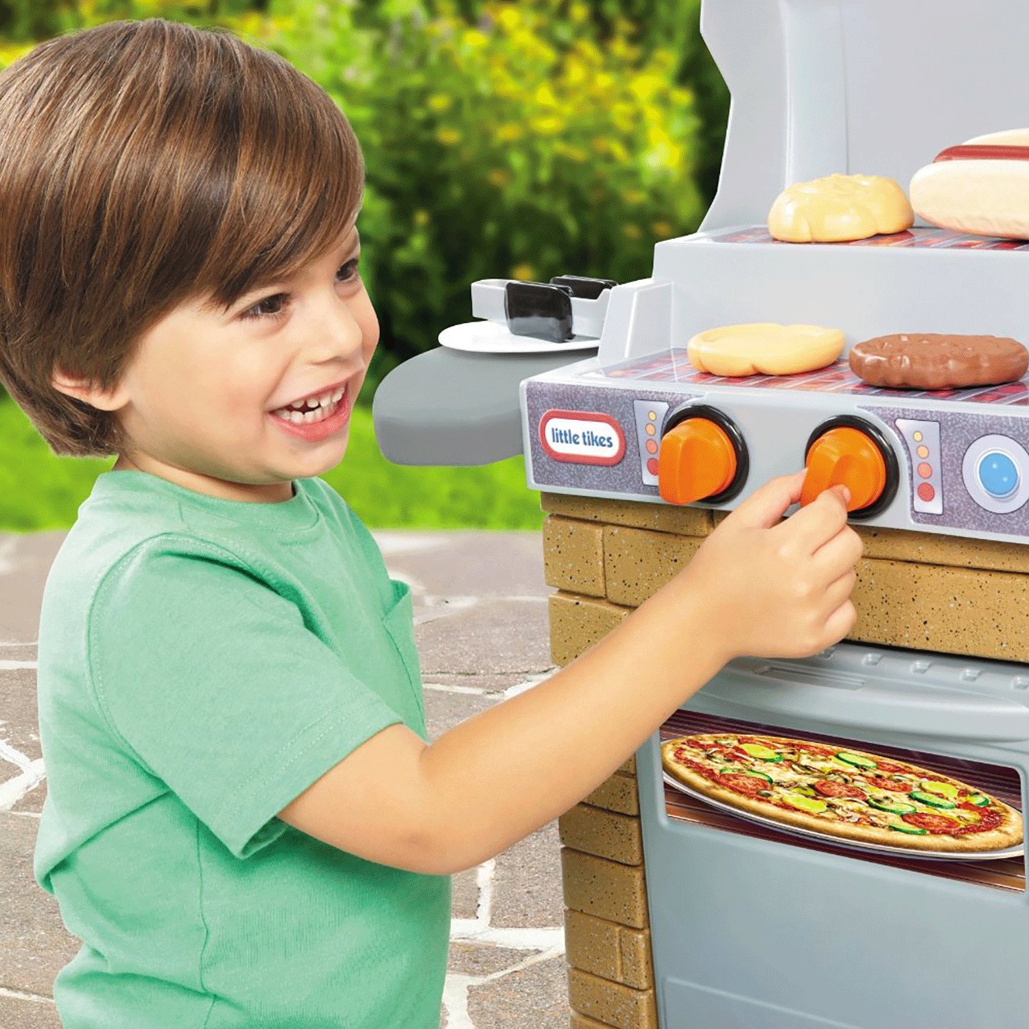 Little Tikes Cook 'n Play barbecue giocattolo doppio livello esterno