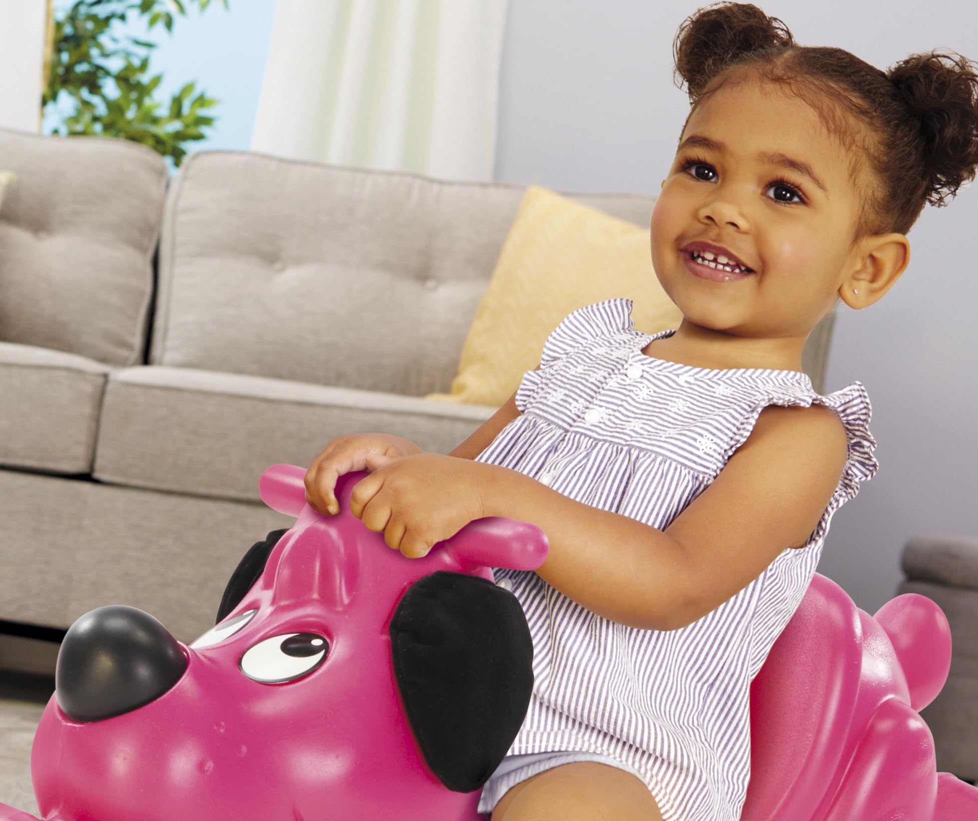 Little Tikes Rockin Puppy dondolo magenta interni esterni