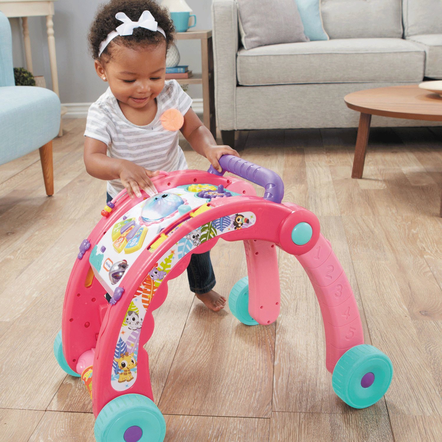 Little Tikes Activity Walker 3-in-1 girello rosa 70 suoni