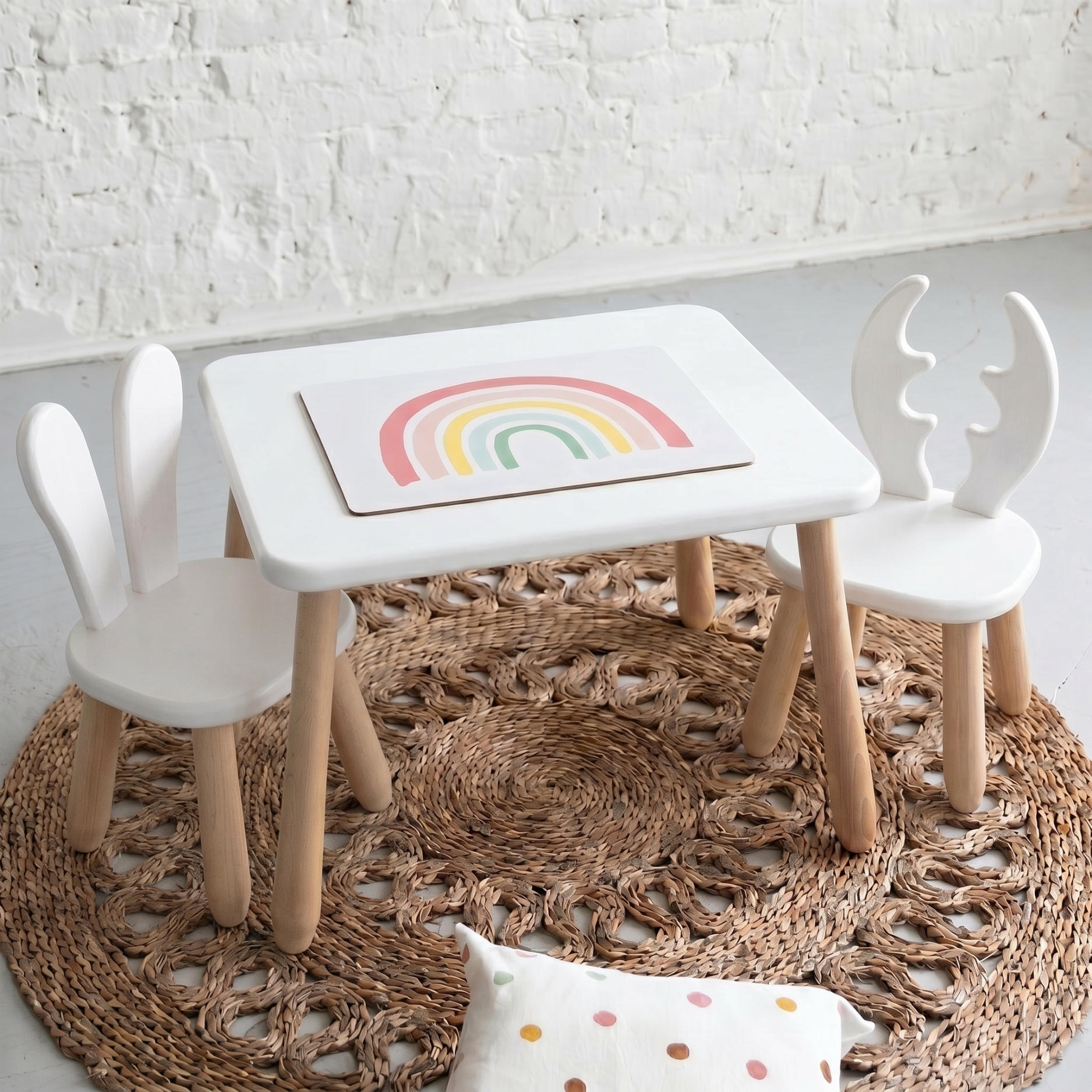 Lionherz Duo Set Wild tavolo bambini faggio 1-5 anni