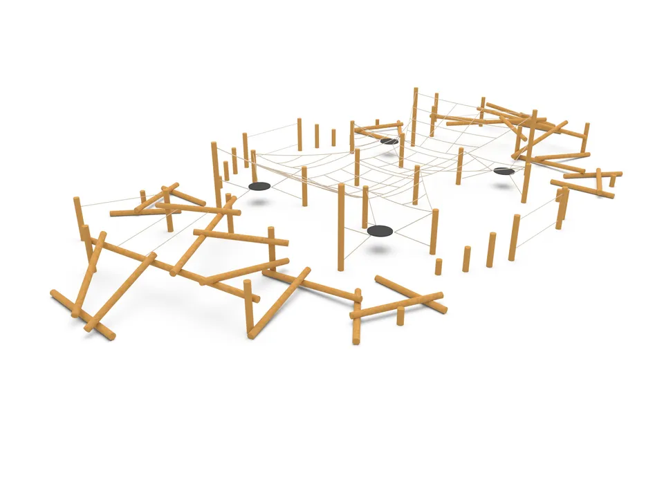 Pozza 1865 Percorso Funi palestra equilibrio bambini