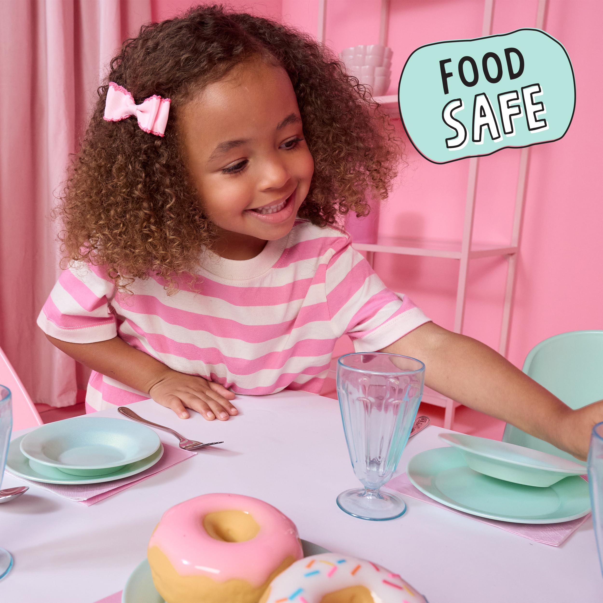 Little Tikes Sweet Spaces set stoviglie azzurro 6 pezzi
