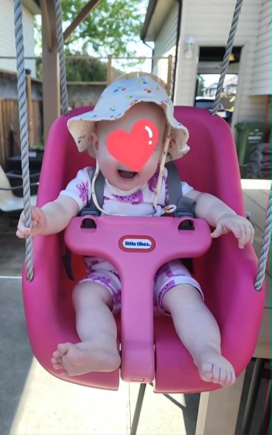 Little Tikes Active Play 2-in-1 Snug n Secure altalena magenta 22,7 kg