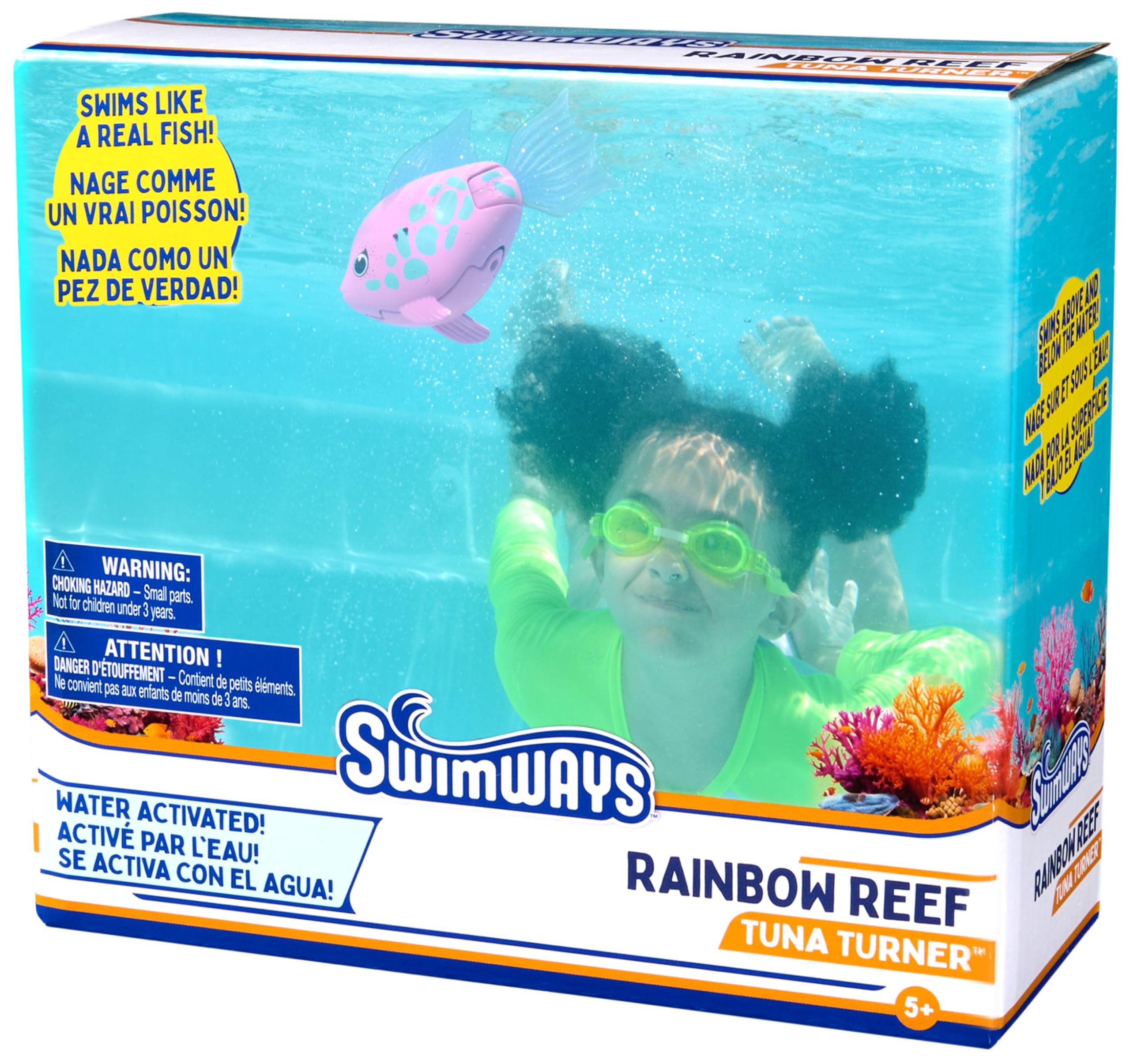 SwimWays Rainbow Reef pesce giocattolo piscina tonno