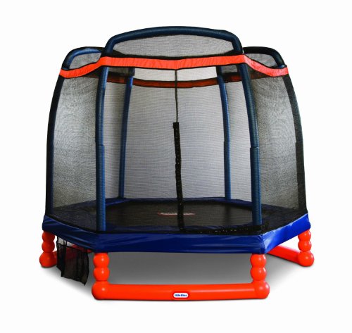 Little Tikes Active Play trampolino 2 metri con rete 45 kg
