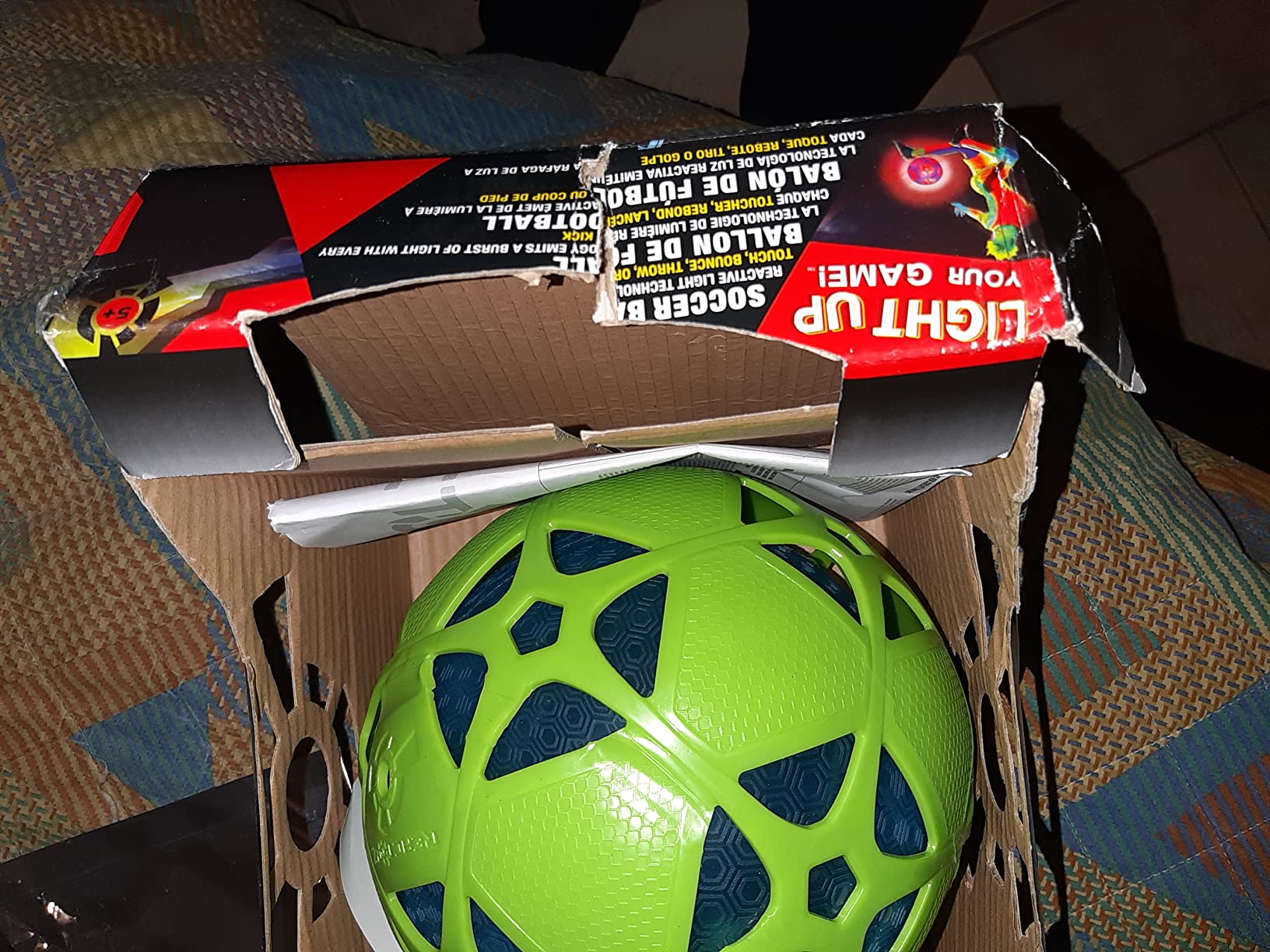 Swimways Reactorz Palla Calcio Luminosa LED Assortita
