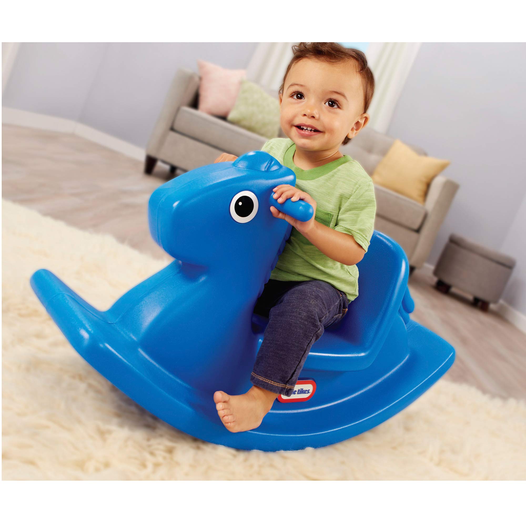 Little Tikes Ride-ons Rocking Horse cavallo dondolo blu