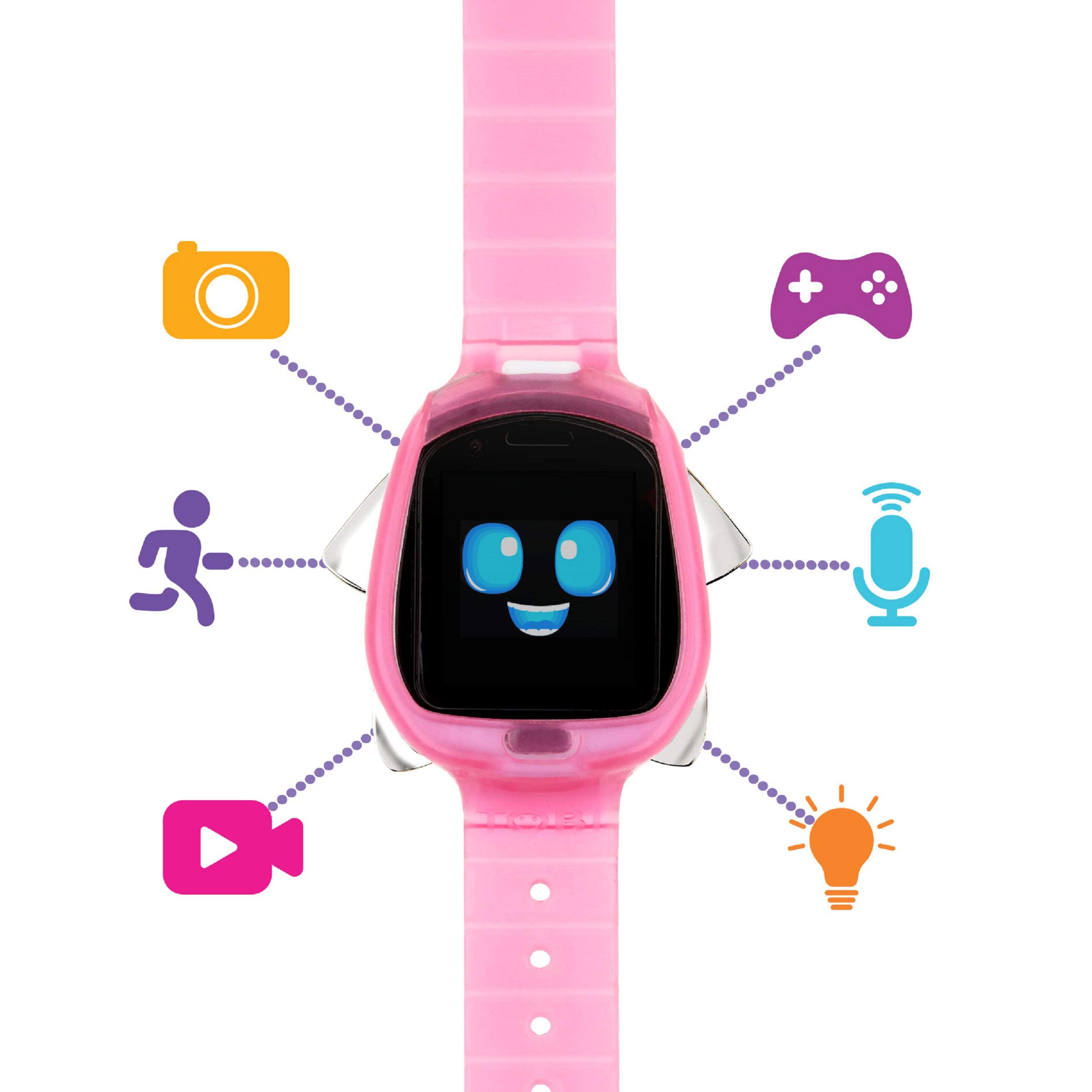 Little Tikes Tobi Robot orologio bambini rosa fotocamera