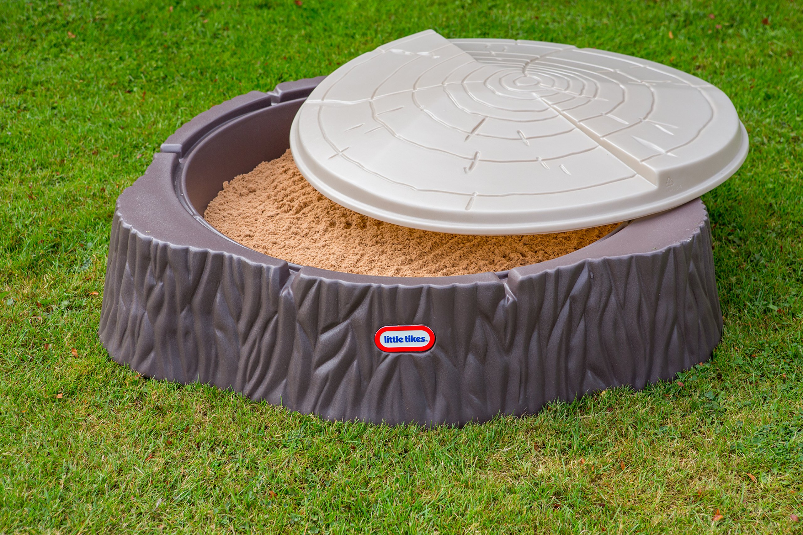 Little Tikes Active Play sabbiera tronco con coperchio 3 sedute 24 mesi