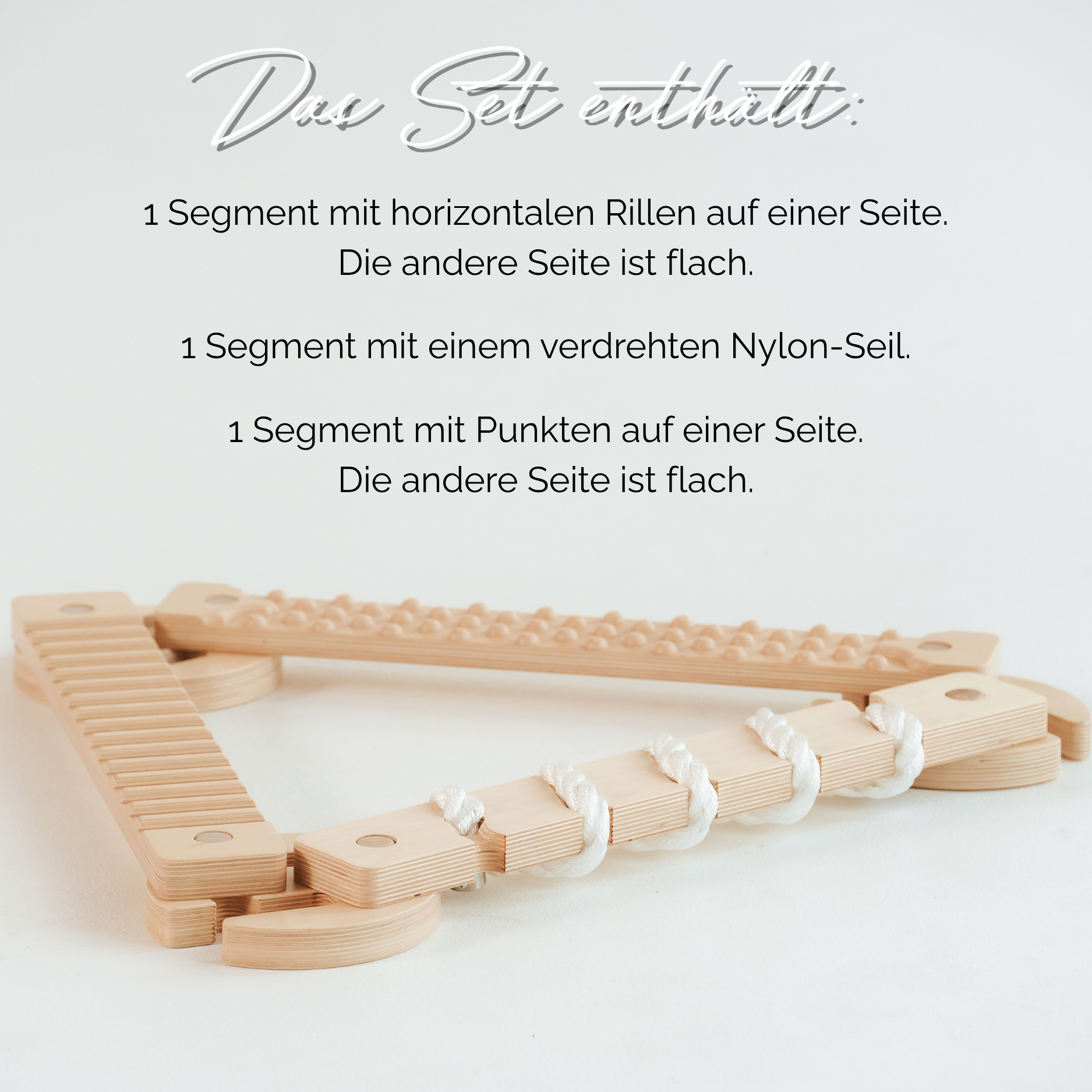 Lionherz TipiToo trave equilibrio legno 3x58cm 3 pezzi