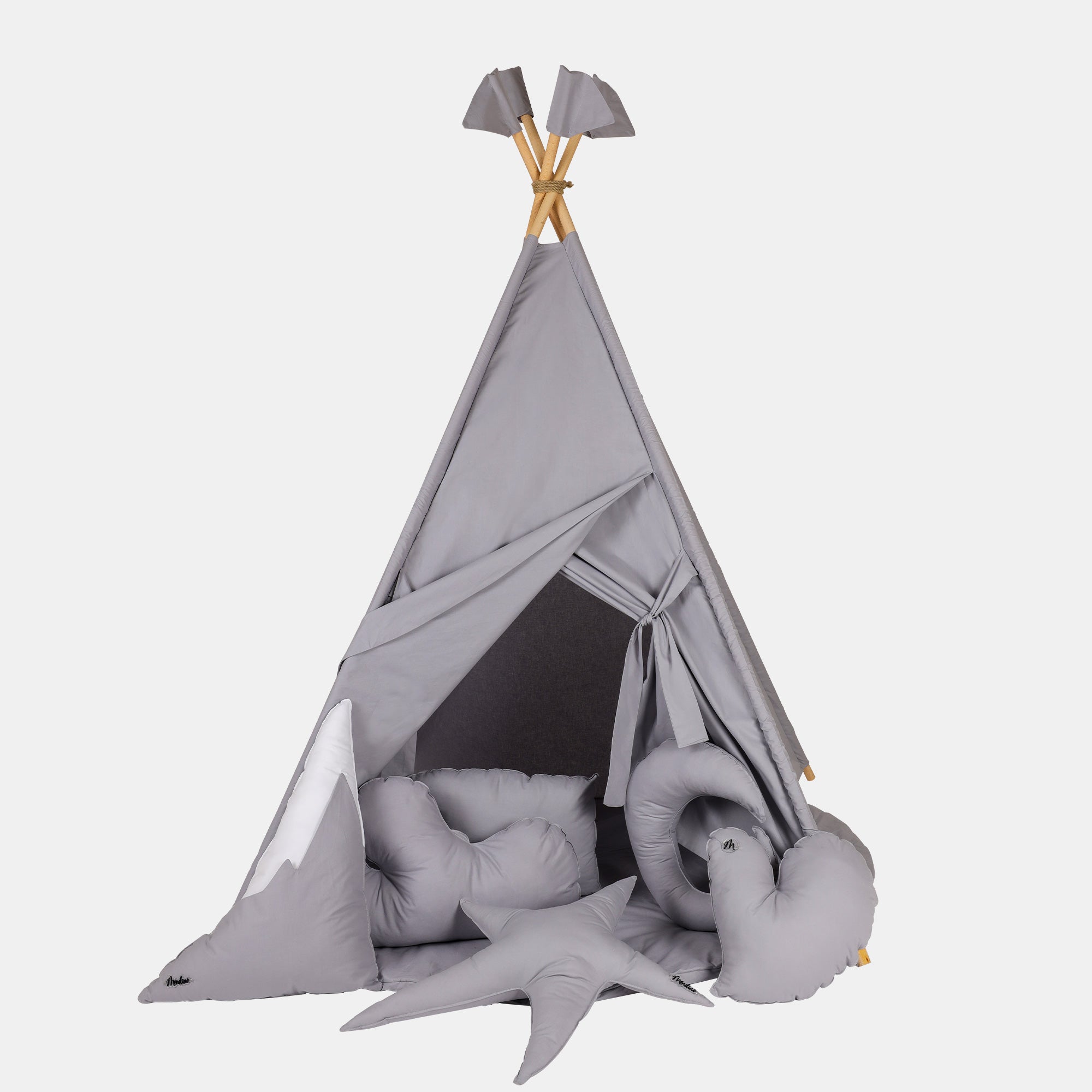 Mondino Atlantic teepee bambini avorio Large 120x120x160