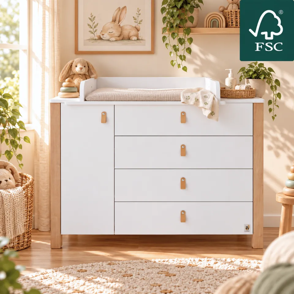 Lionherz YappyÉtude MINI fasciatoio marrone bianco