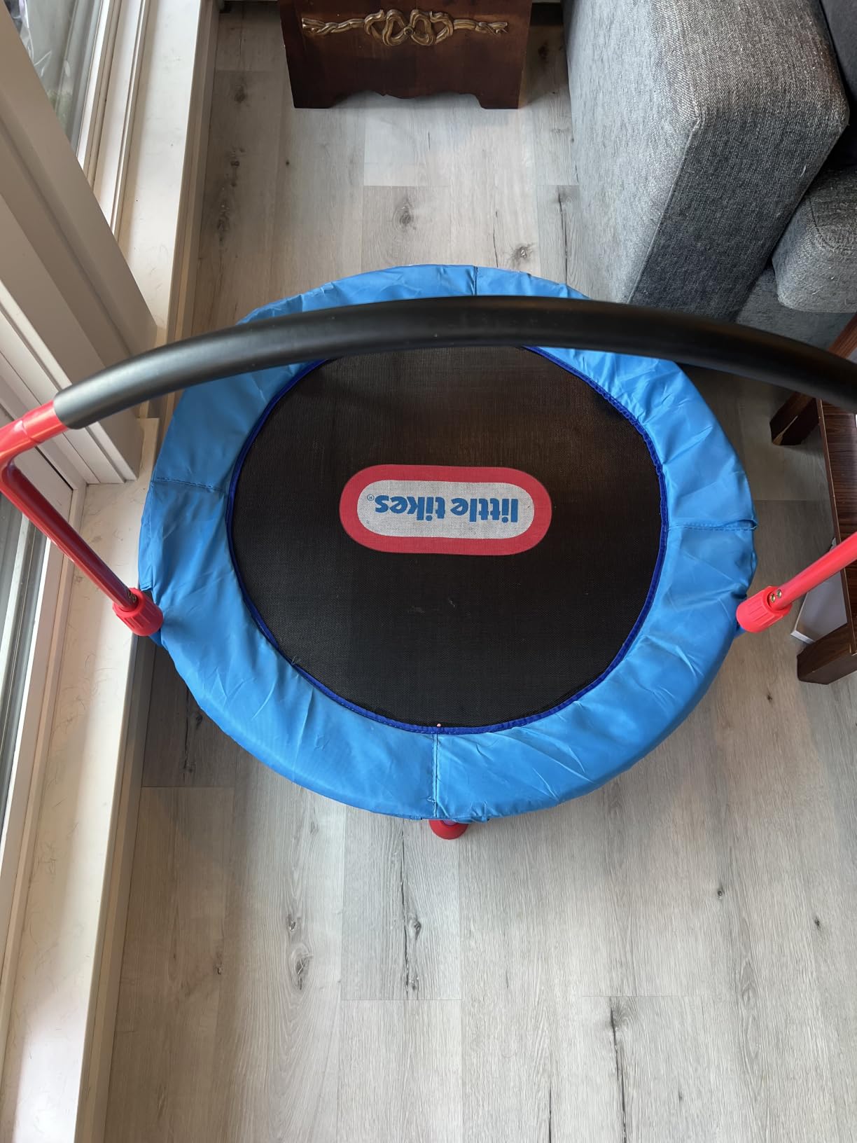 Little Tikes Easy Store trampolino bambini 3 piedi con barra