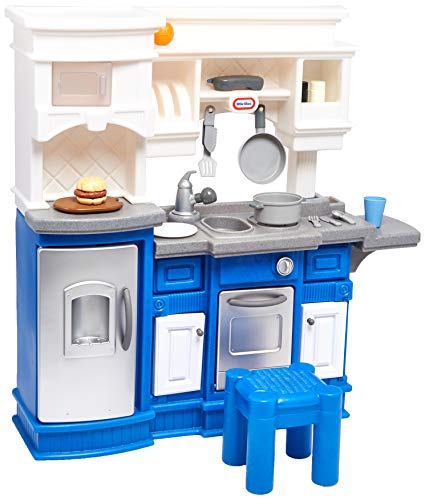 Little Tikes Pretend Play Gourmet cucina gioco blu Prep Serve