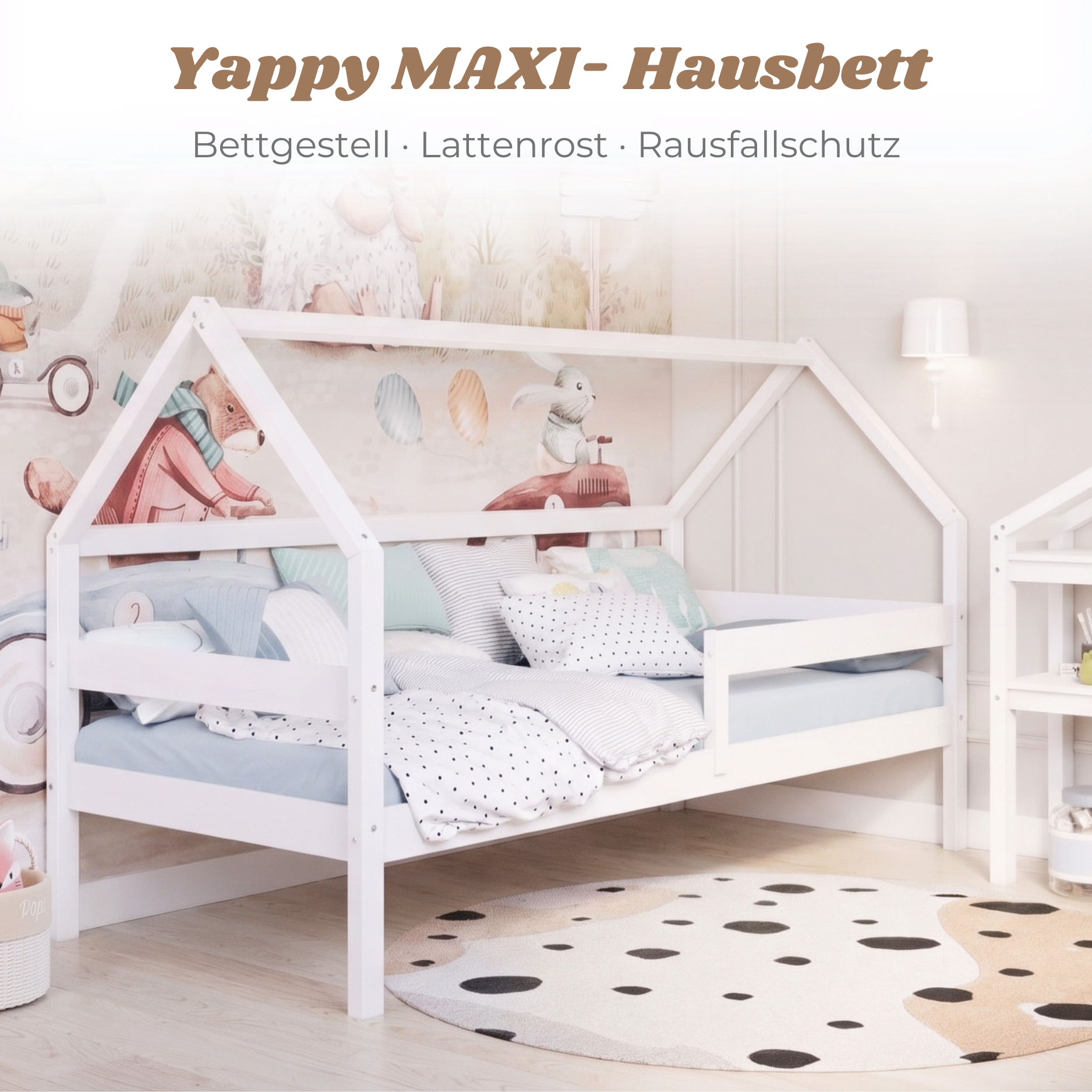 Lionherz YappySole MAXI letto casetta 200x90 2 cassetti