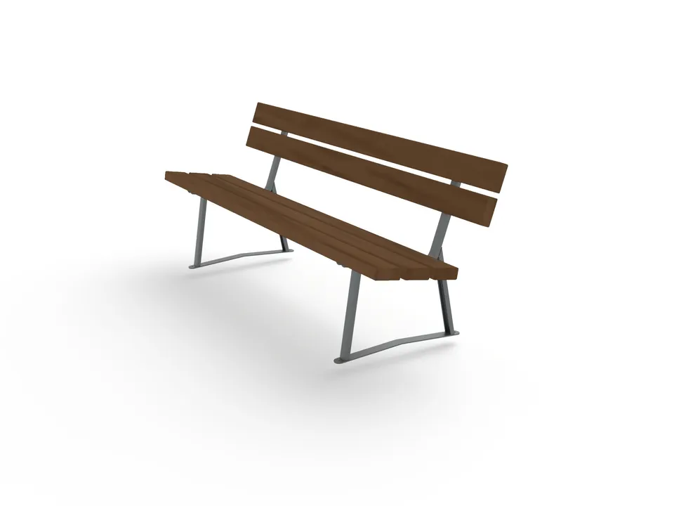 Pozza Arredo Urbano Gallio Panchina Recyclable da esterno