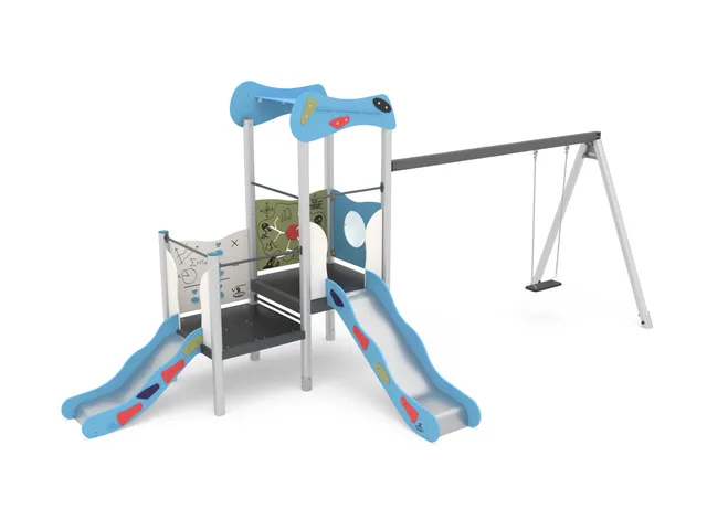 Pozza 1865 Colori Hook Baby gioco con altalena bambini