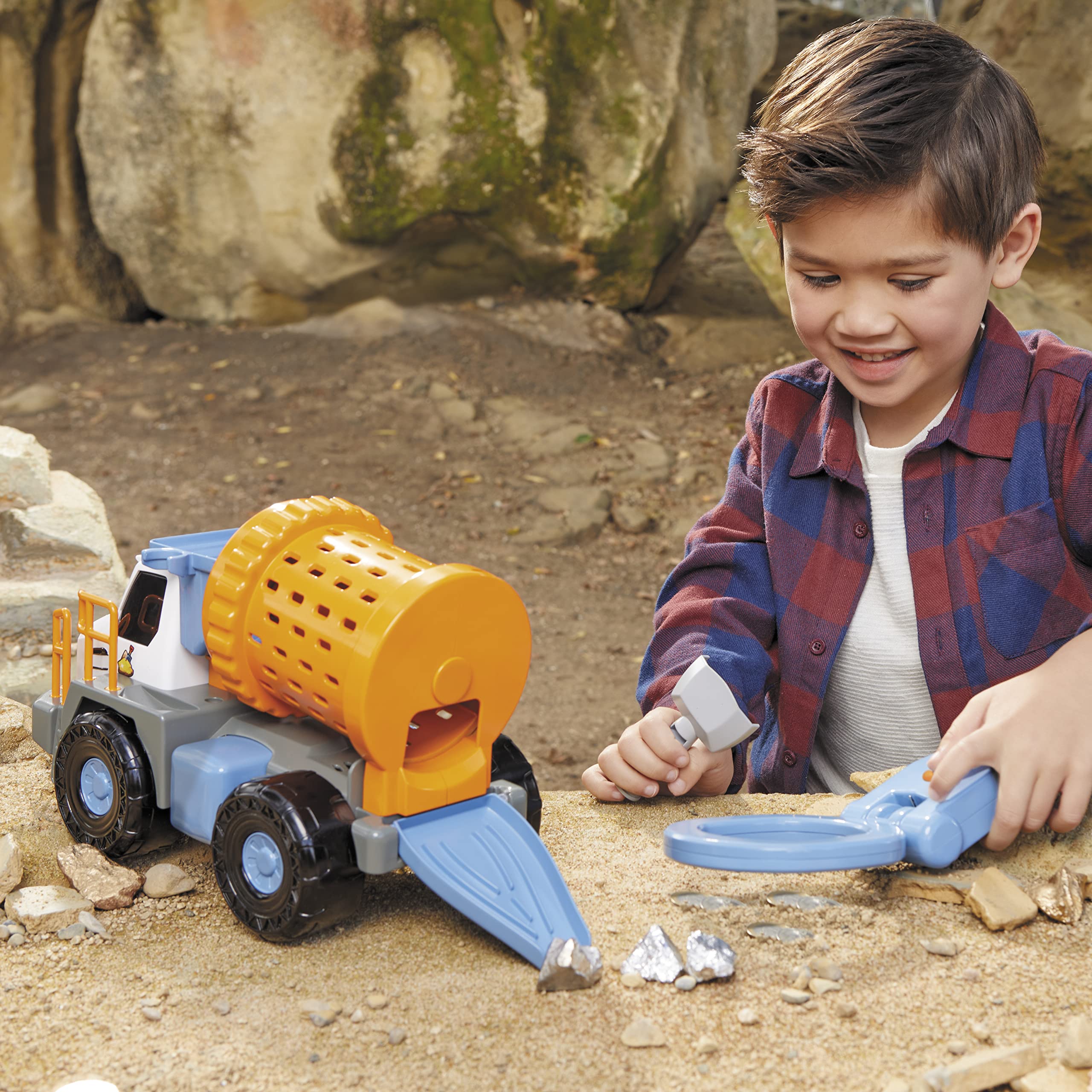 Little Tikes Big Adventures Mining Truck camion metal detector STEM
