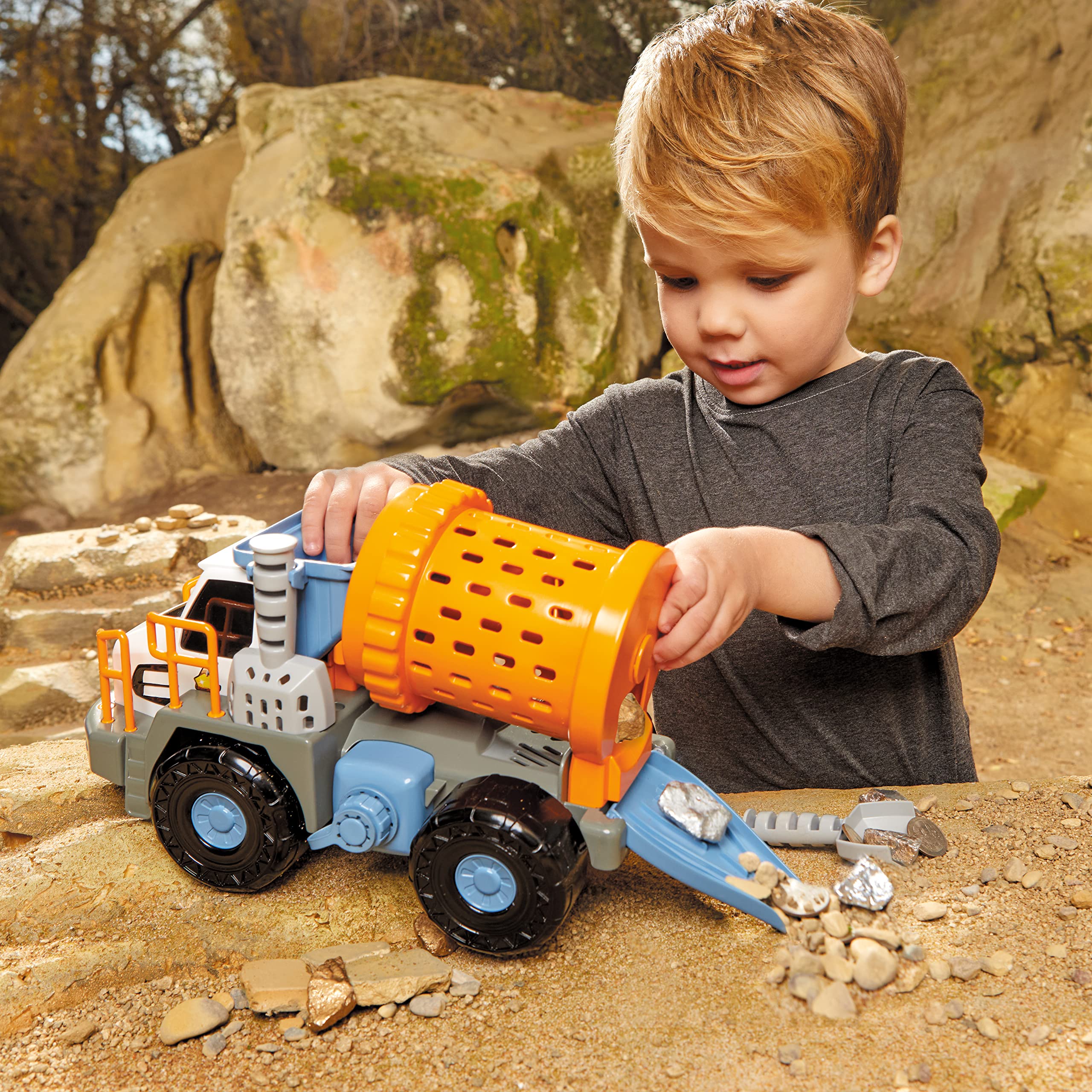 Little Tikes Big Adventures Mining Truck camion metal detector STEM