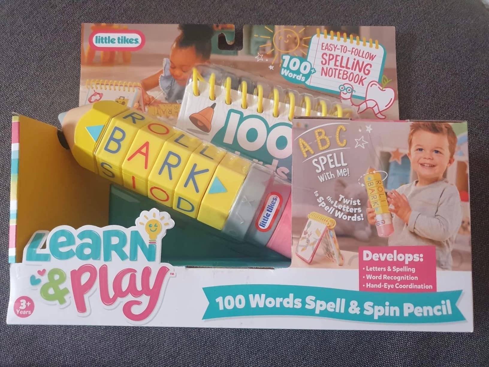 Little Tikes Learn Play Matita Spell Spin gioco 100 parole